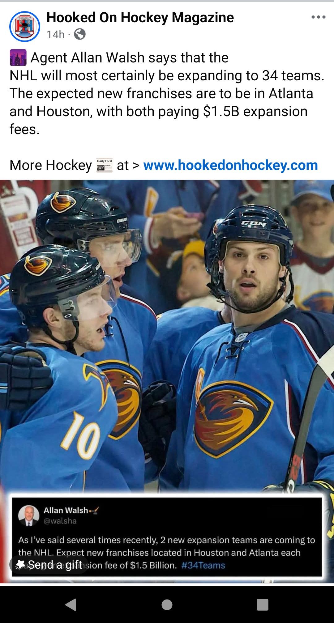THE COYOTES ALUMNI NHL FAN PAGE RFD | Facebook