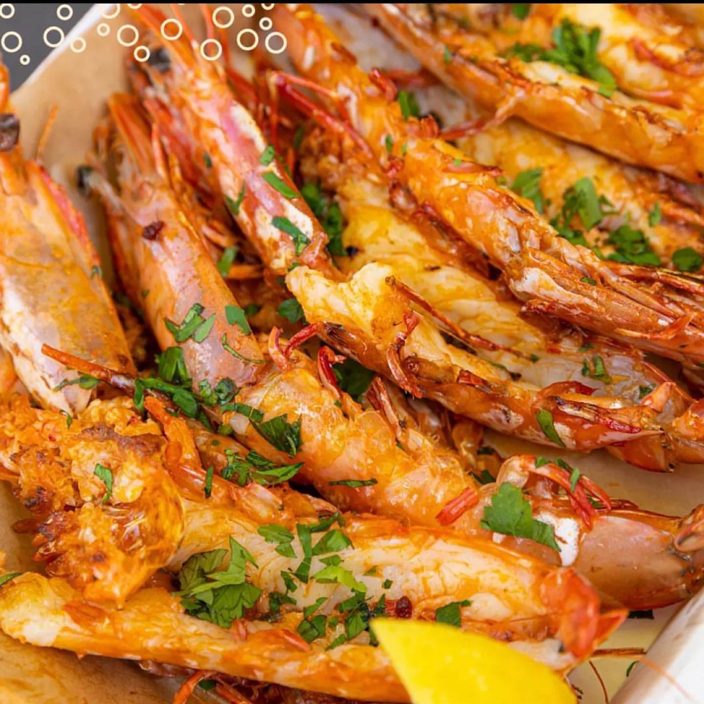 Scalable - Regulars rave about our Chargrilled Skull Island Prawns ...