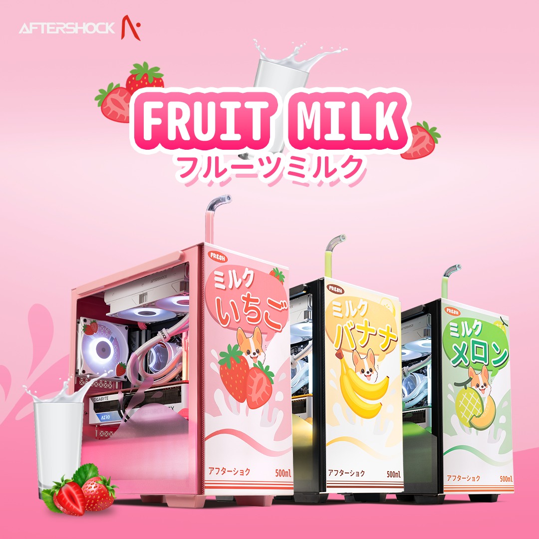The Fruit Milk PC Series! 🥛❤️ Introducing our sweetest creation