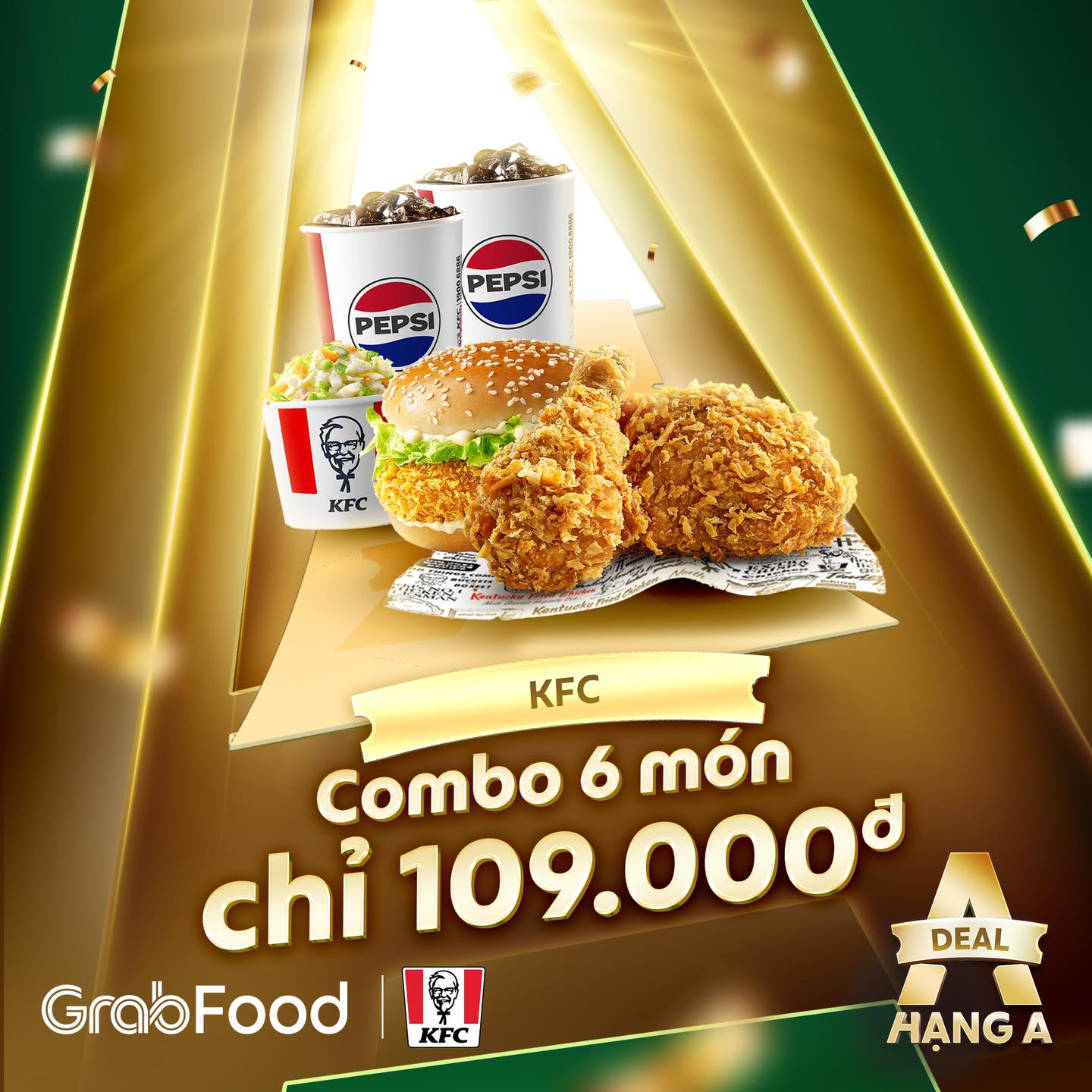 GrabFood - 😘 DEAL HẠNG A TÌM ĐẾN - KFC KHAO COMBO CẶP ĐÔI... | Facebook