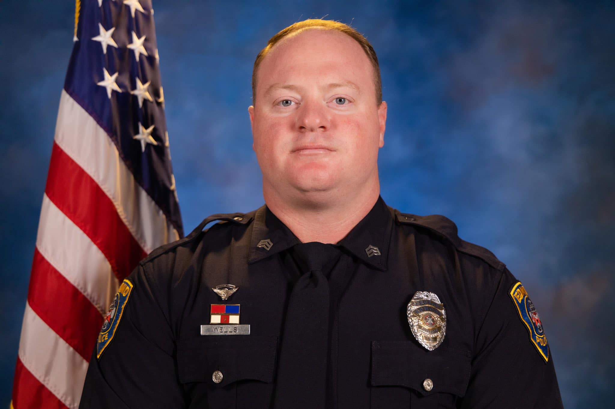 This is Sergeant Joseph Wells, the Edmond motorcycle officer who