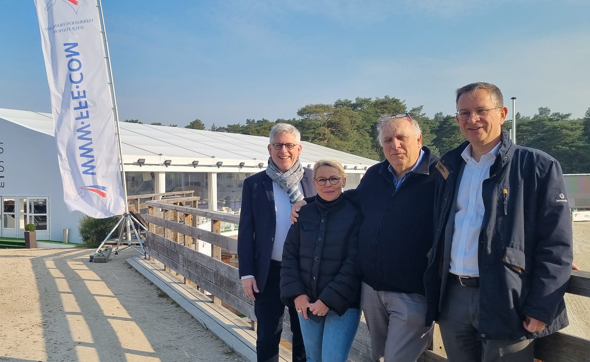 Visite ce matin au stade équestre du... - Frederic Valletoux | Facebook
