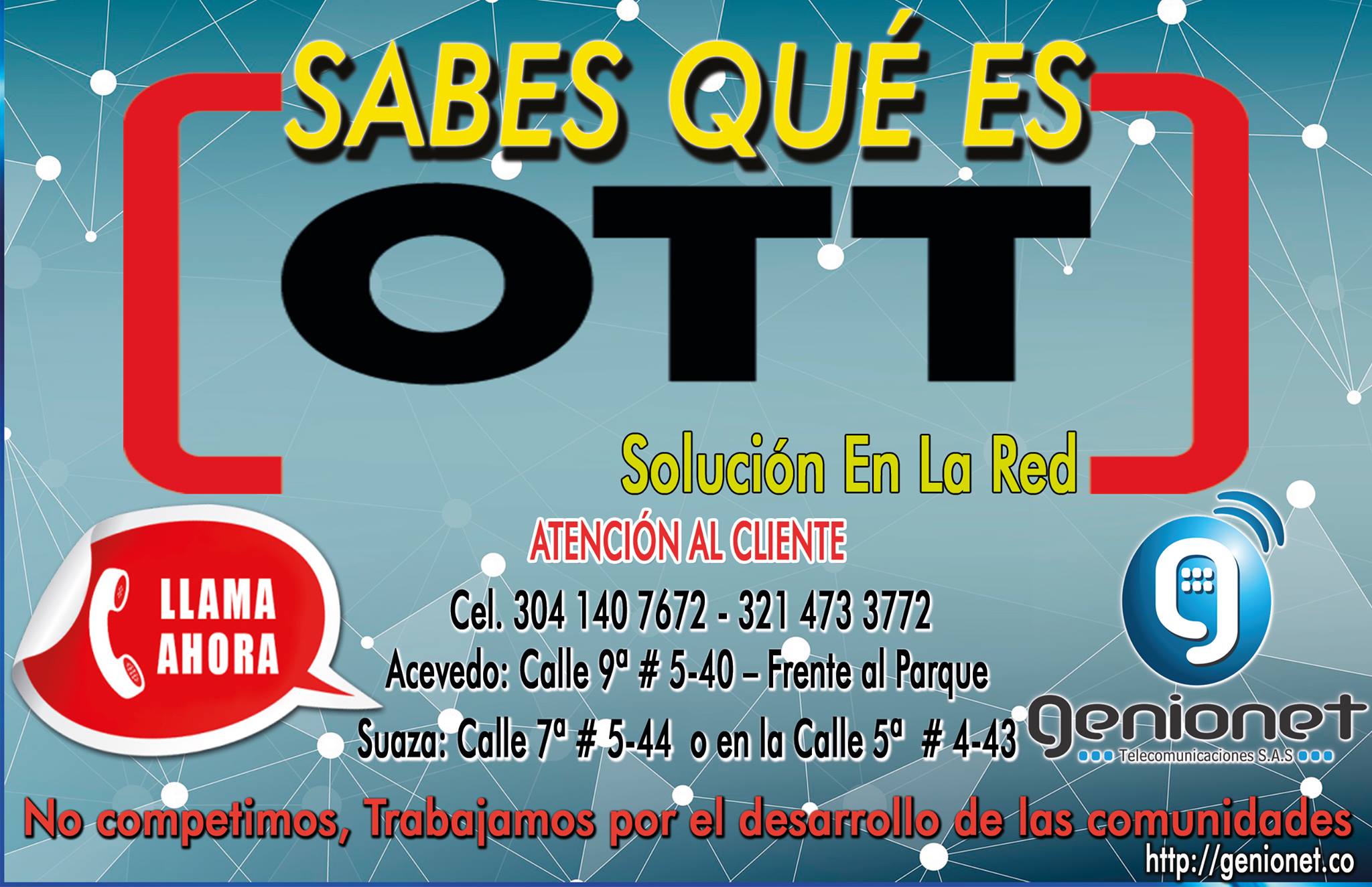Genionet - ¿USTED SABE QUÉ ES OTT Y PARA QUÉ SIRVE? Las plataformas ...