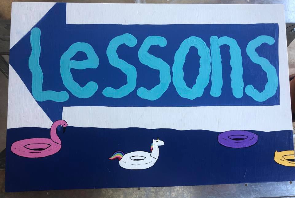 New signs are being made in... - Swim Lessons by Waterscape