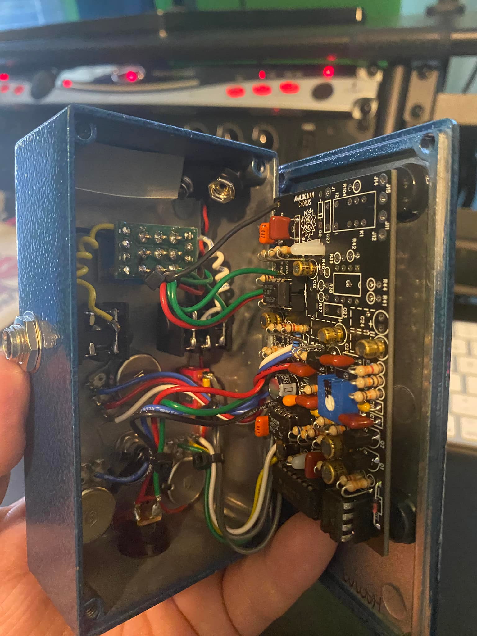 Analogman's new mini chorus paint job