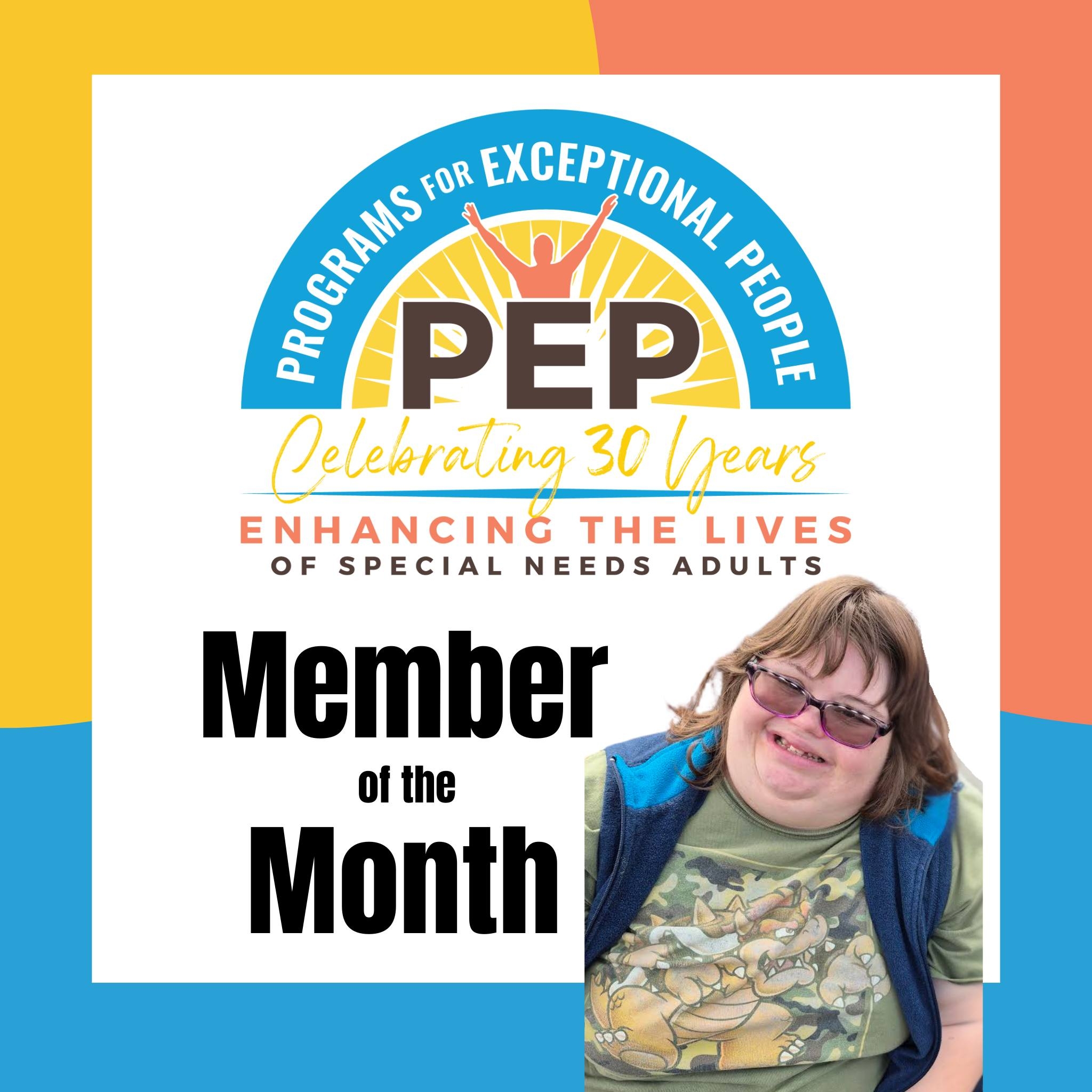 Programs - High fives all around to PEP's Member of the Month ...