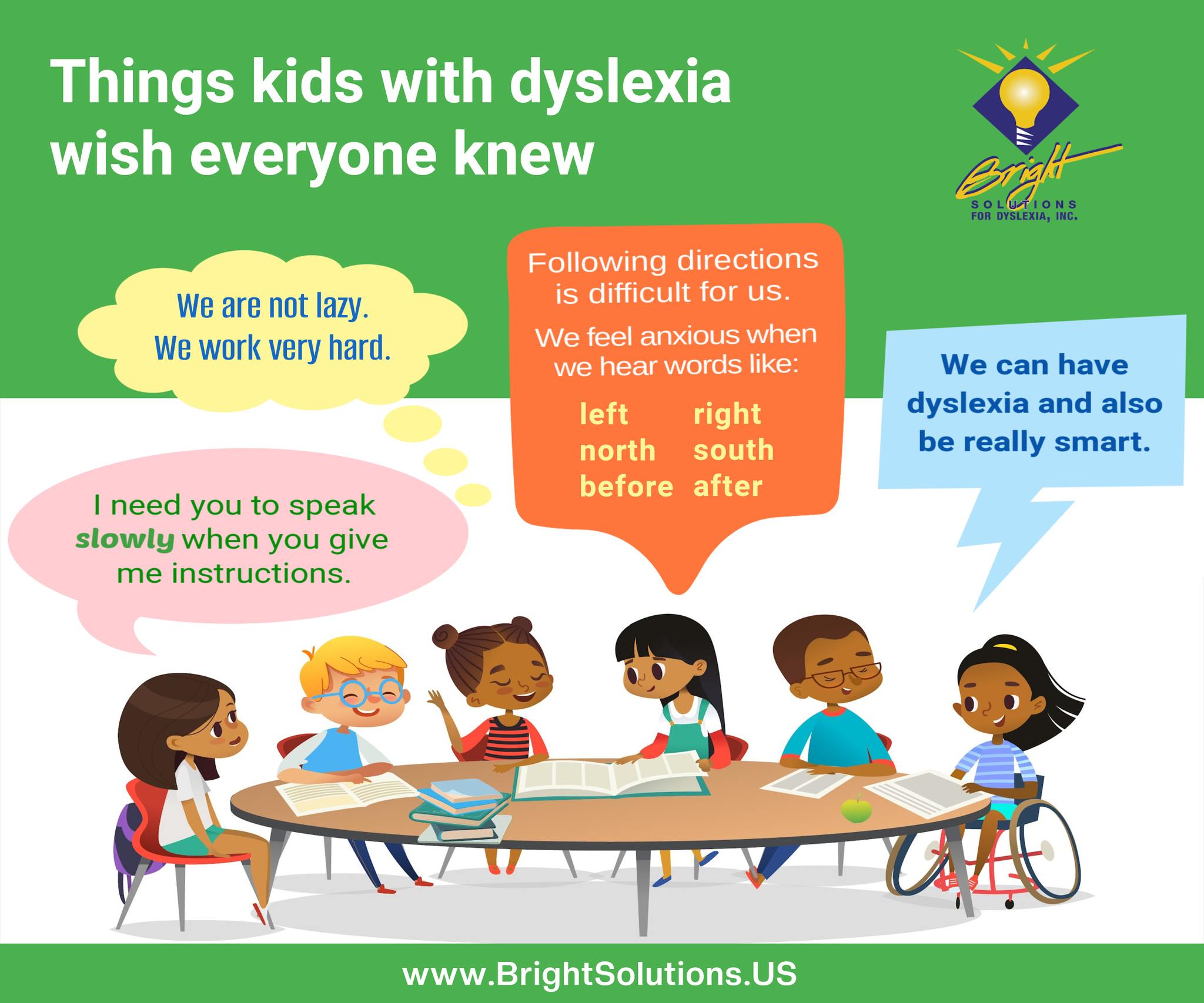 Here are a few things kids... - Bright Solutions for Dyslexia