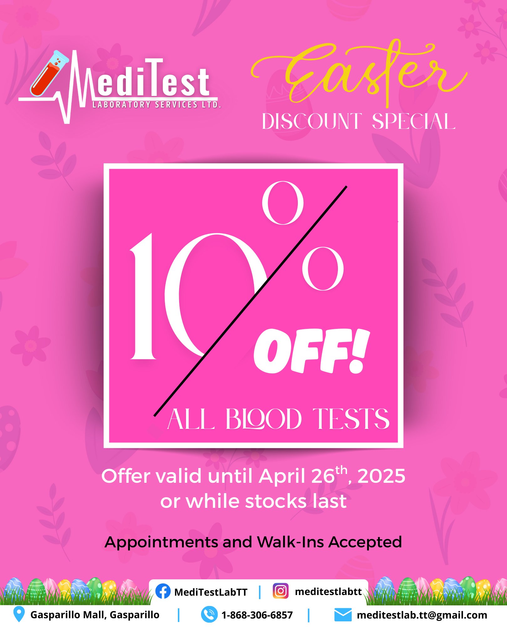 MediTest - 🌸🐣 Hop Into Good Health This Easter! 🐣🌸 Get 10% OFF ALL ...