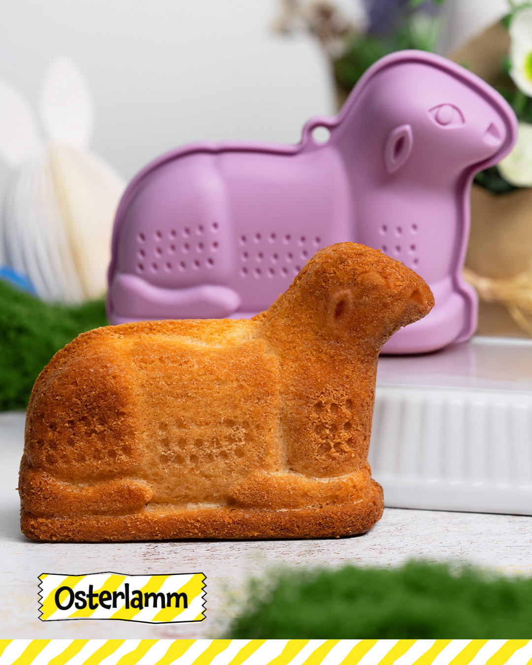 Wir haben einfach mal drauf losgebacken mit der TEDi Osterlamm-Form aus Silikon. 🥮🐑 Und das Ergebnis lässt sich wirklich naschen! 👇 🛒 Ihr braucht: 100 g weiche Butter 120 g Zucker 1 Pck. Vanillez