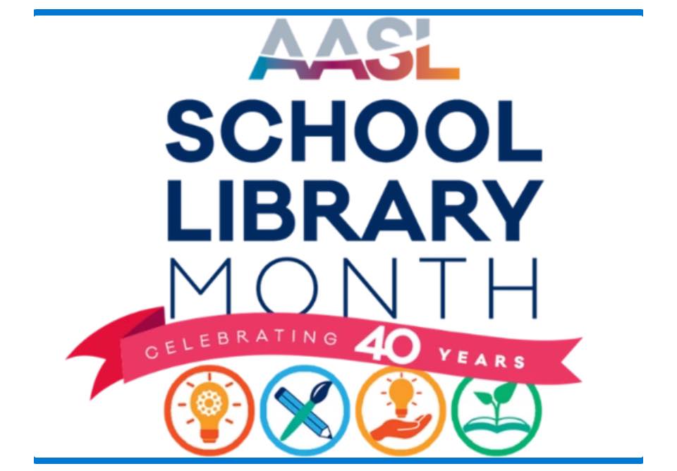 🎉📚 Happy 40th Anniversary to School Library Month! 📚🎉 This year, AASL ...