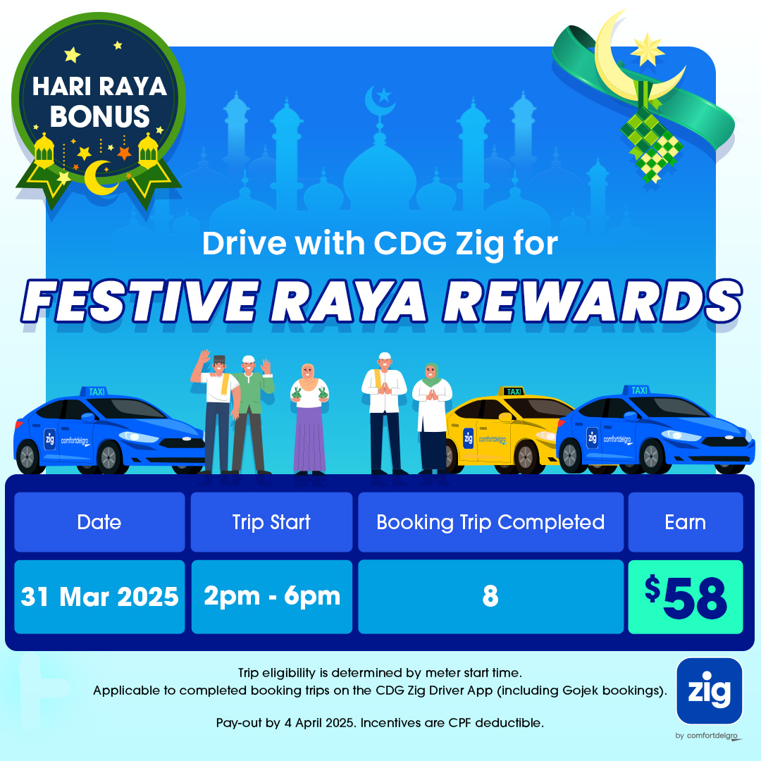 ComfortDelGro Taxi - Selamat Hari Raya in Advance! 🌙 Dear Drivers, we ...
