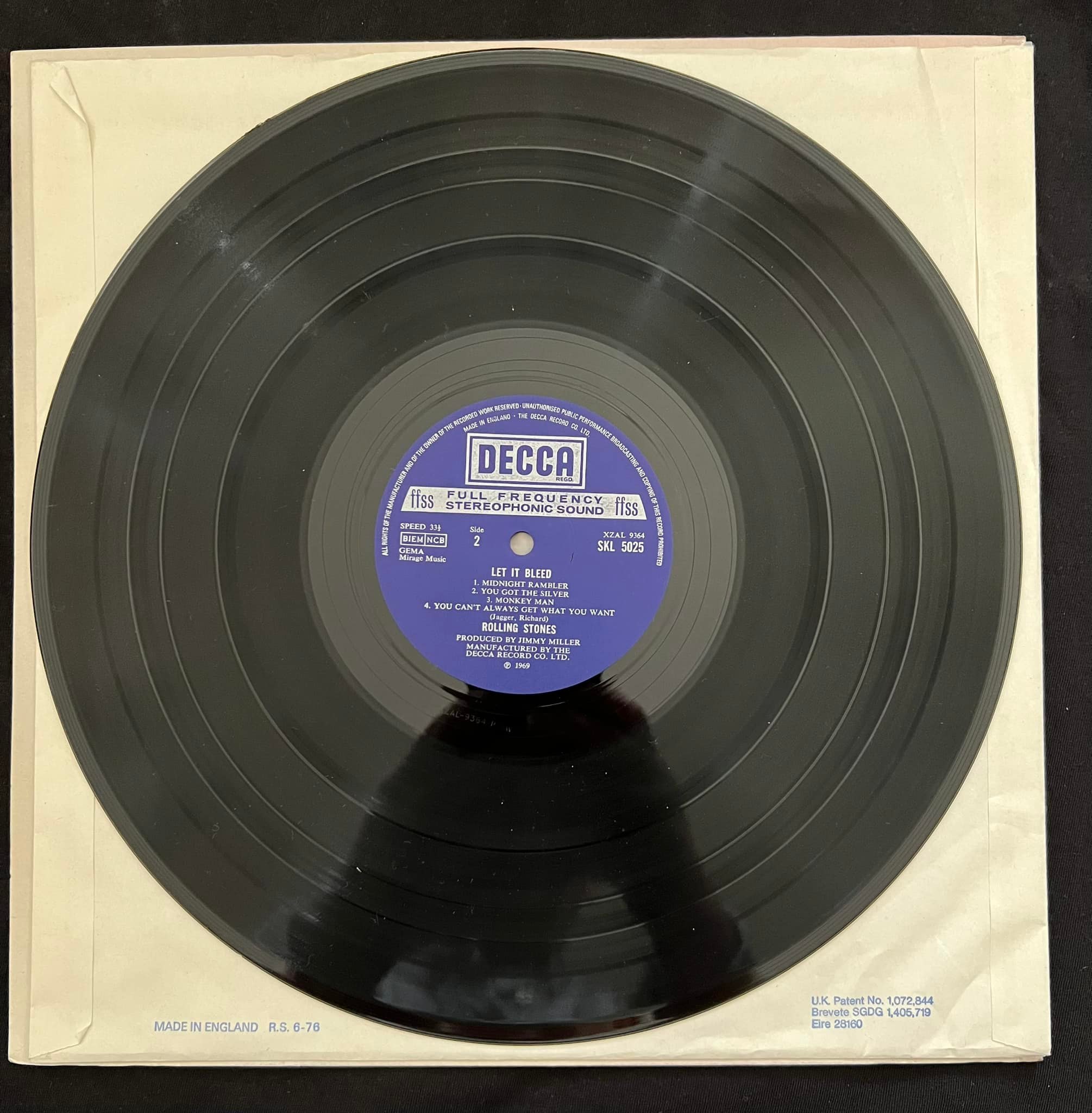 The Rolling Stones - Southern Quotations 1978 2xLP. Rare Smilin