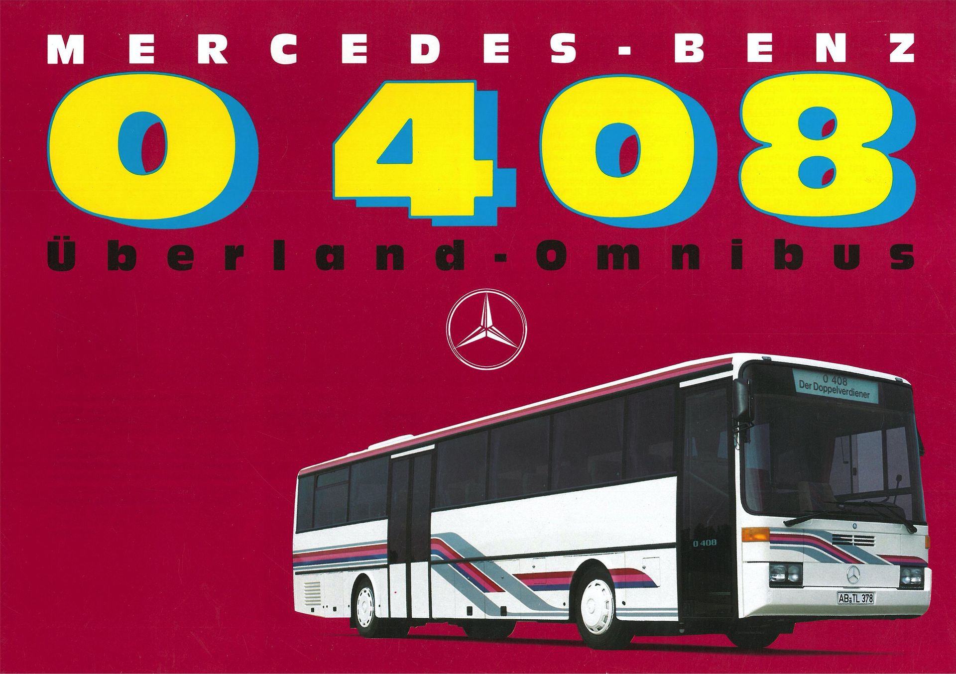 WikibusOrg - 🇩🇪 Mercedes-Benz O 408 intercity bus 📏 L/W/H...
