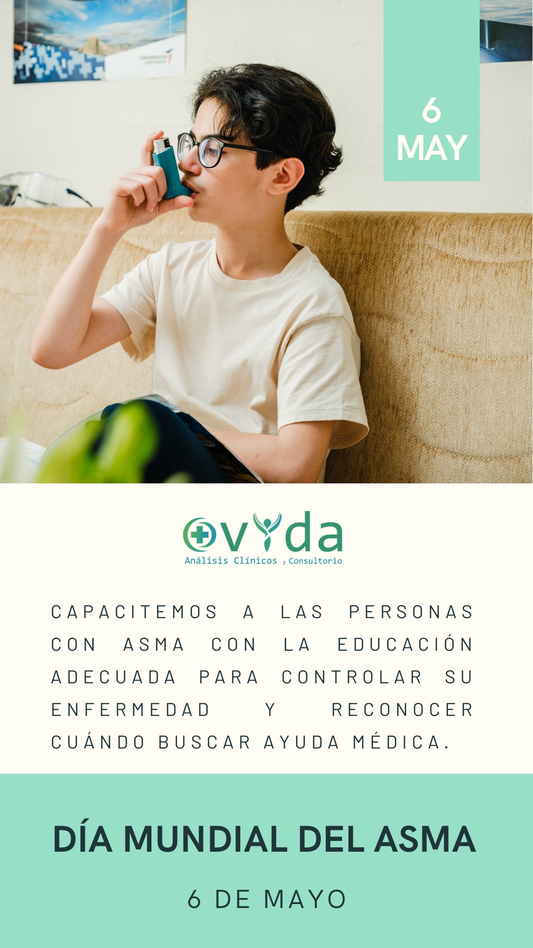 Laboratorio - 🌍 Conmemoramos el Día Mundial del Asma 🌍 💙 ¡La ...