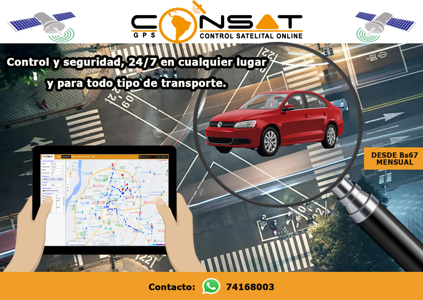 Consat Control Satelital On Line - Home