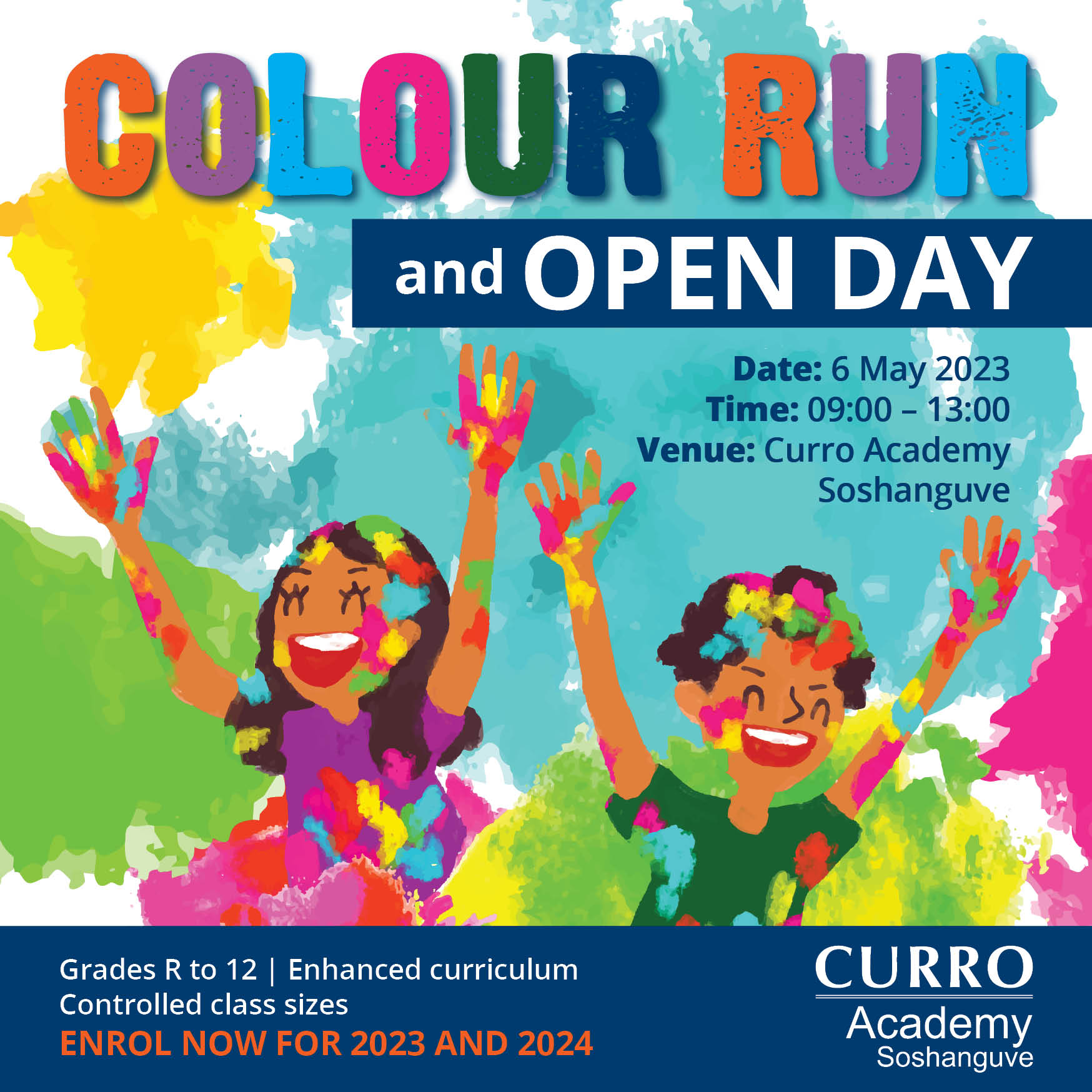 Colour Run and Open Day 6 May 2023 |... - Curro Soshanguve | Facebook