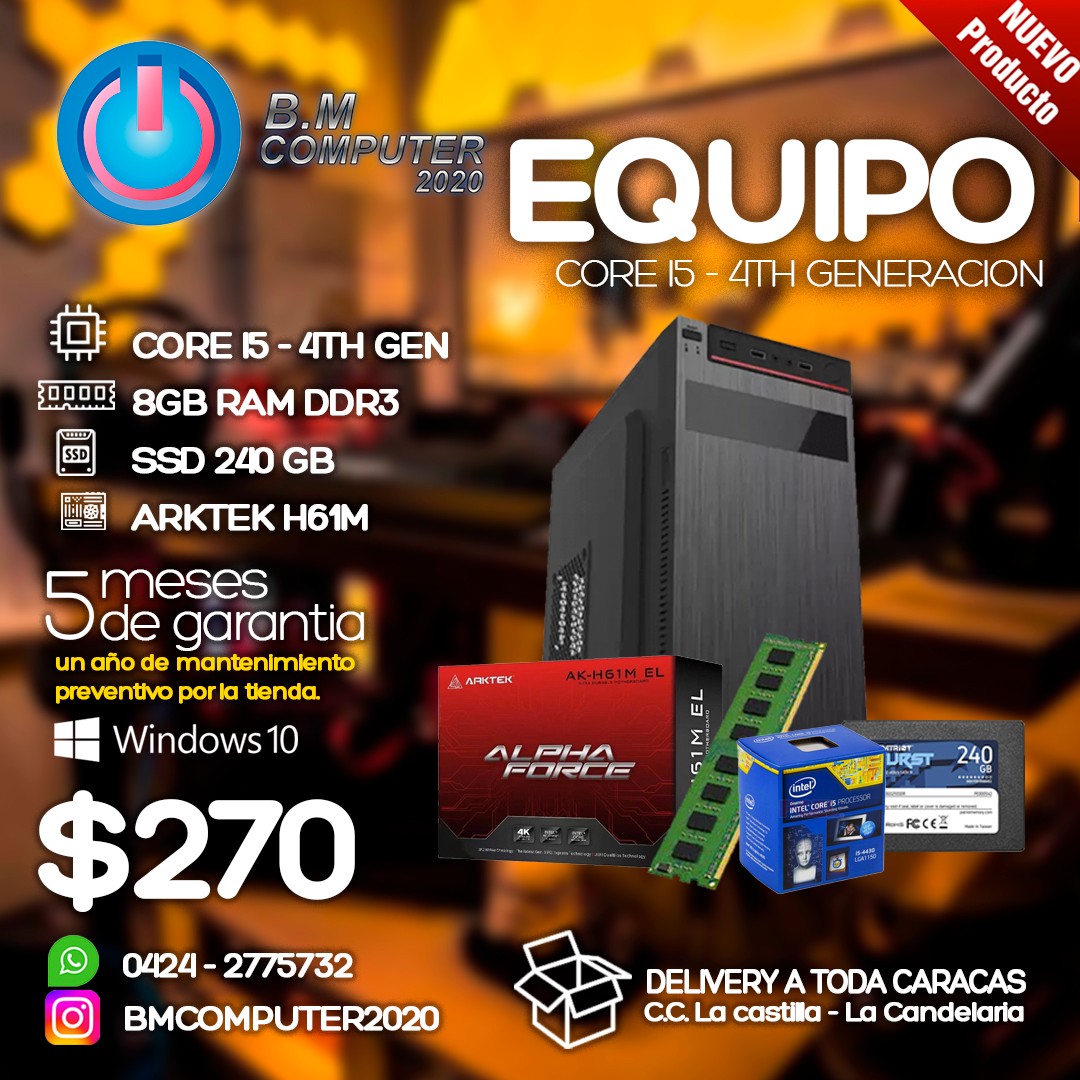 bmcomputer2020 - 🐸 EQUIPO CORE I5 - 4TH GENERACION 🐸 📥...