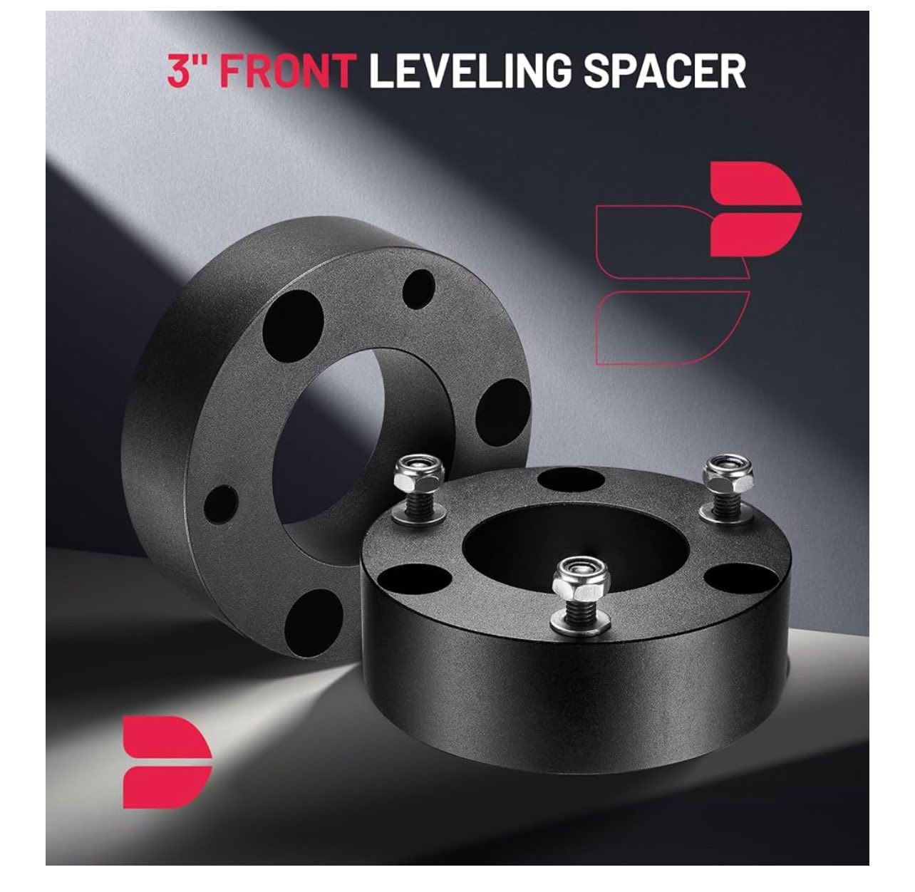 Leveling Lift Kit – 2" Front & 3" Rear – Fits 2007-2022 Silverado/Sierra 1500, 2WD/4WD 3 thumbnail image