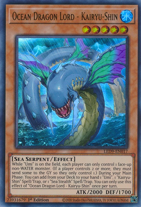 umi yugioh card Yu-Gi-Oh! - (LOB-050) - Legend of Blue Eyes White Dragon - Unlimited Edition    The upcoming