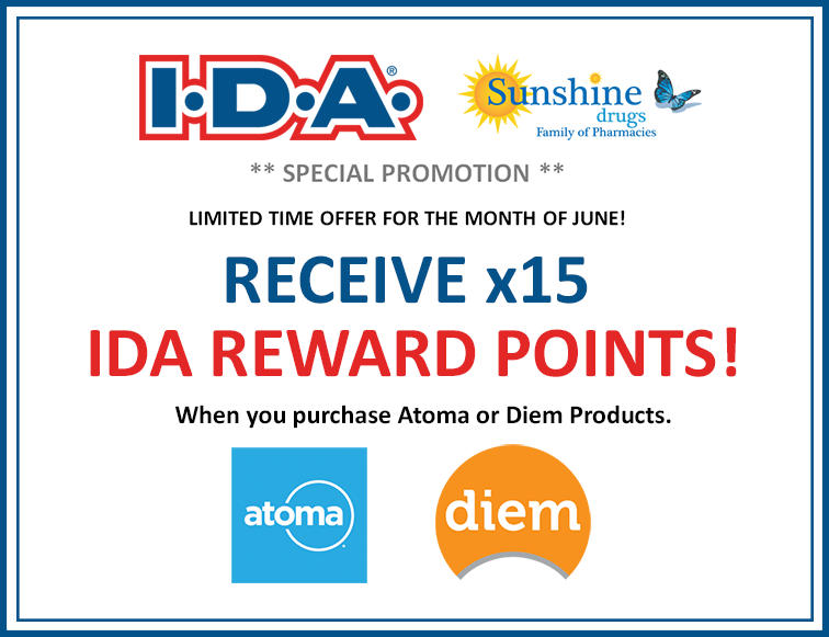 ** MONTHLY PROMOTION **... - Sunshine Drugs Kingsville IDA