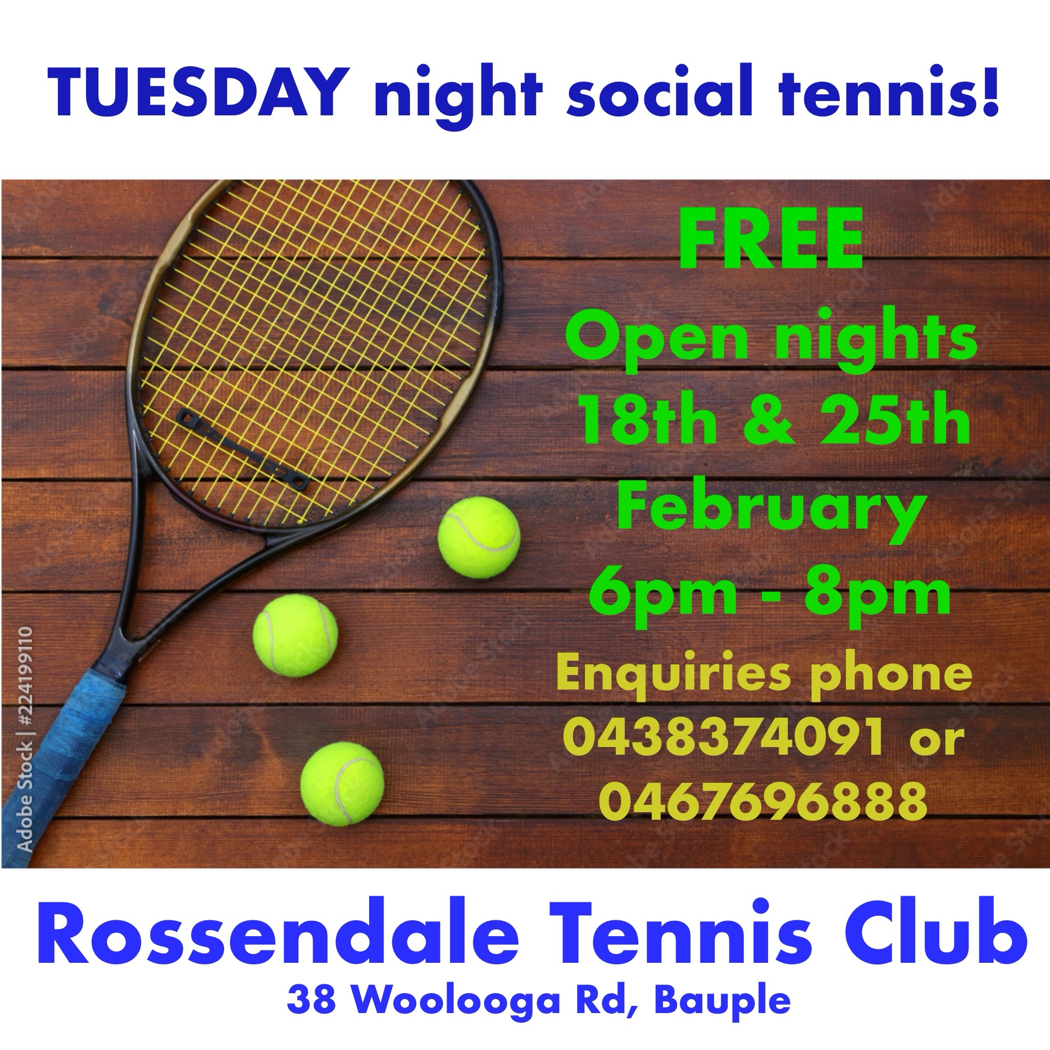 Rossendale Tennis Club | Bauple QLD