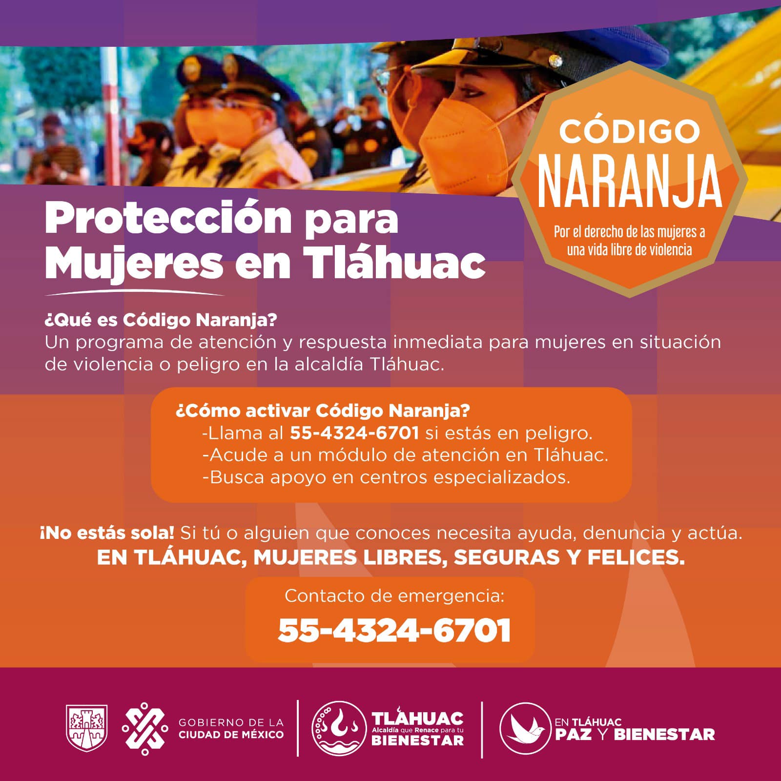 Tláhuac, - ¿CONOCES EL #CÓDIGONARANJA? 🧡 El programa de atención y ...