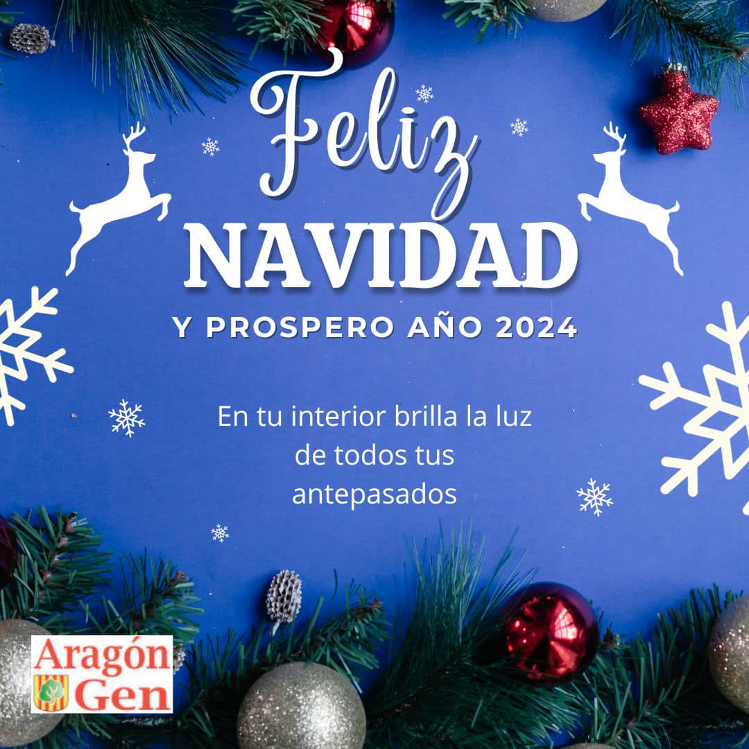 Los miembros de AragonGen os queremos desear una Feliz Navidad y un ...
