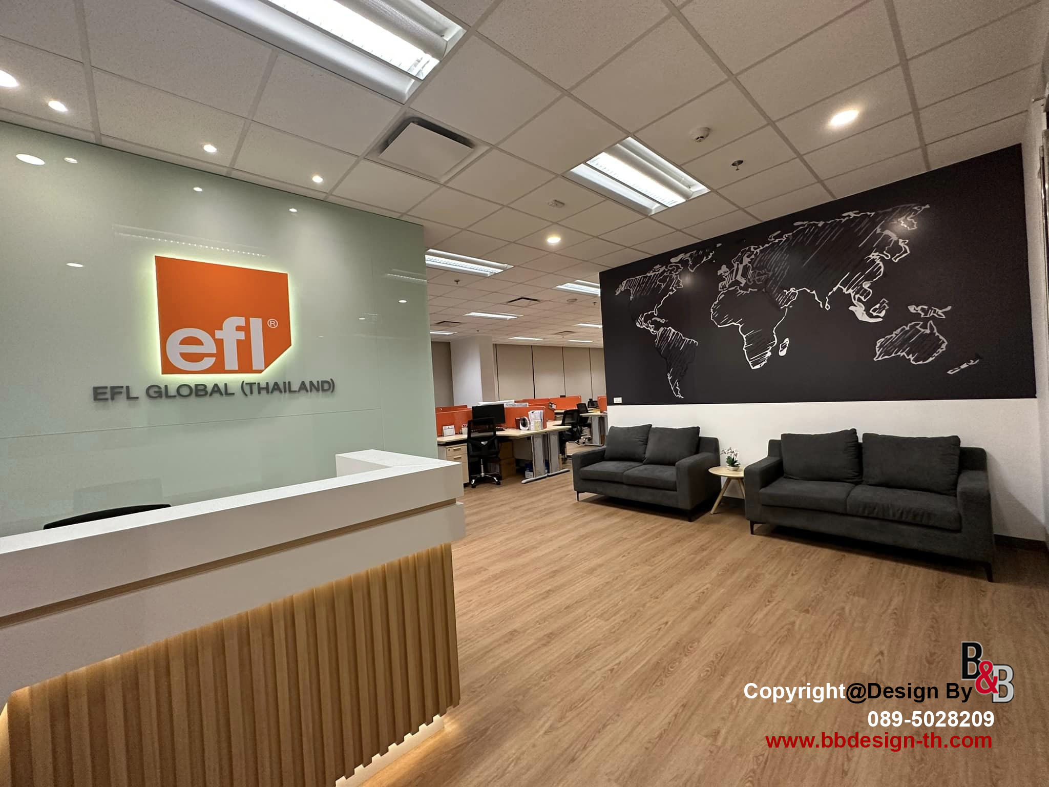 B&B Design ตกแต่งสำนักงาน ออกแบบออฟฟิศ | Bangkok