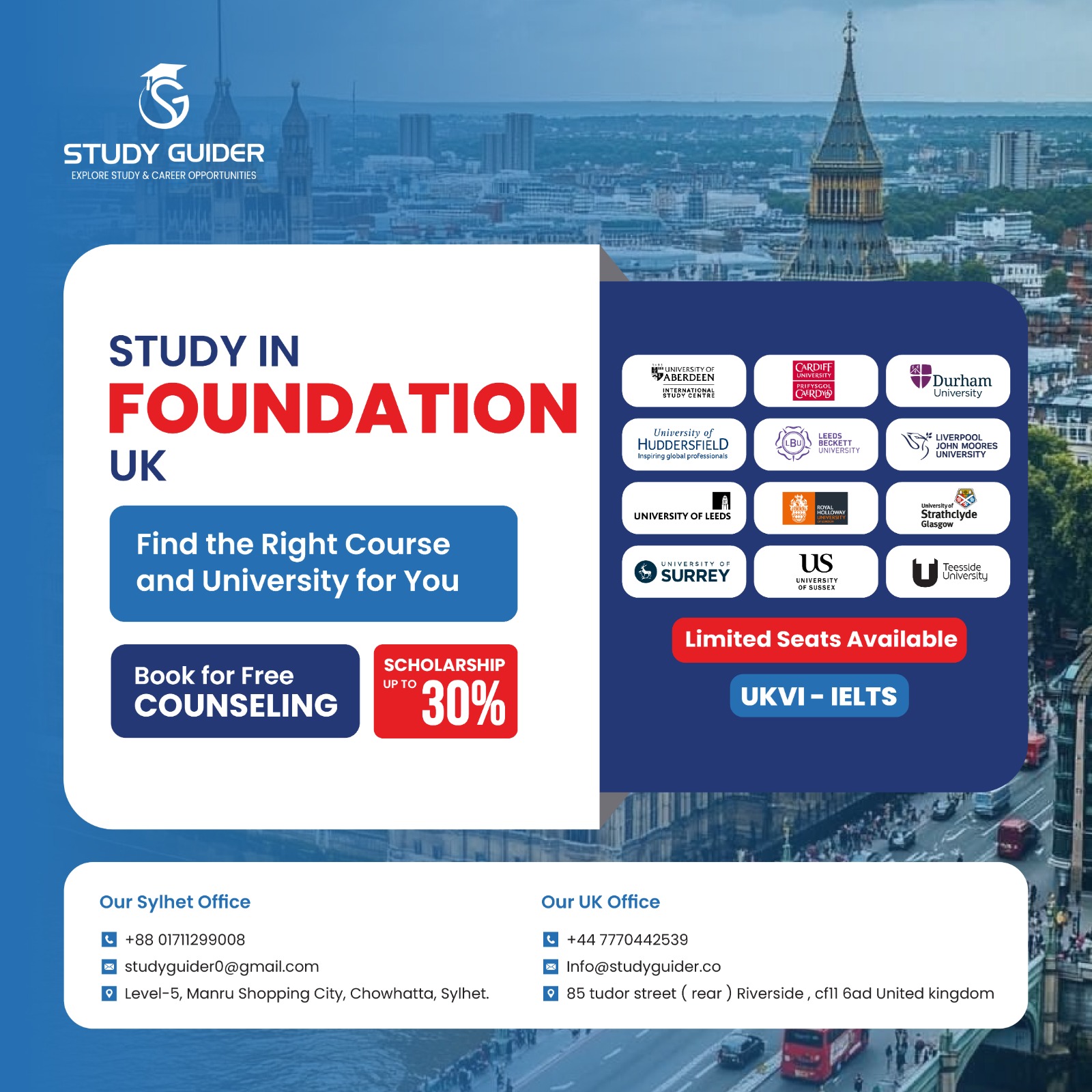Study Guider - 🎓 Thinking About Studying in the UK?... | Facebook
