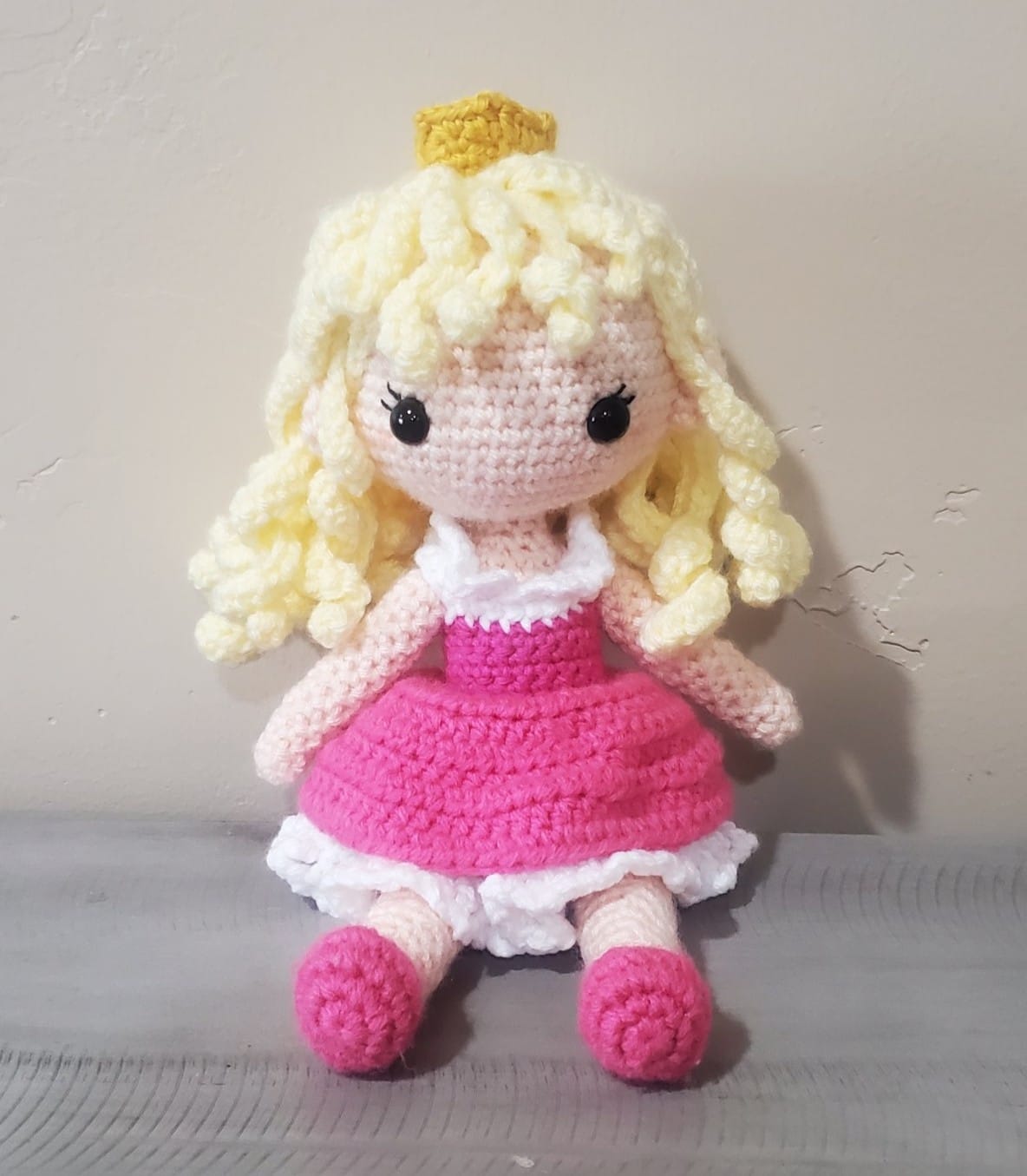 sleeping beauty crochet dress I finished this commission today. She's the second doll I've made ( I usually stick to creatures and animals) and I really love how she turned out! 🥰 sleeping beauty baby costume Size:XL (17.5 US) Momyknows Glitter Diamond Rhinestone SEASON-WINTER