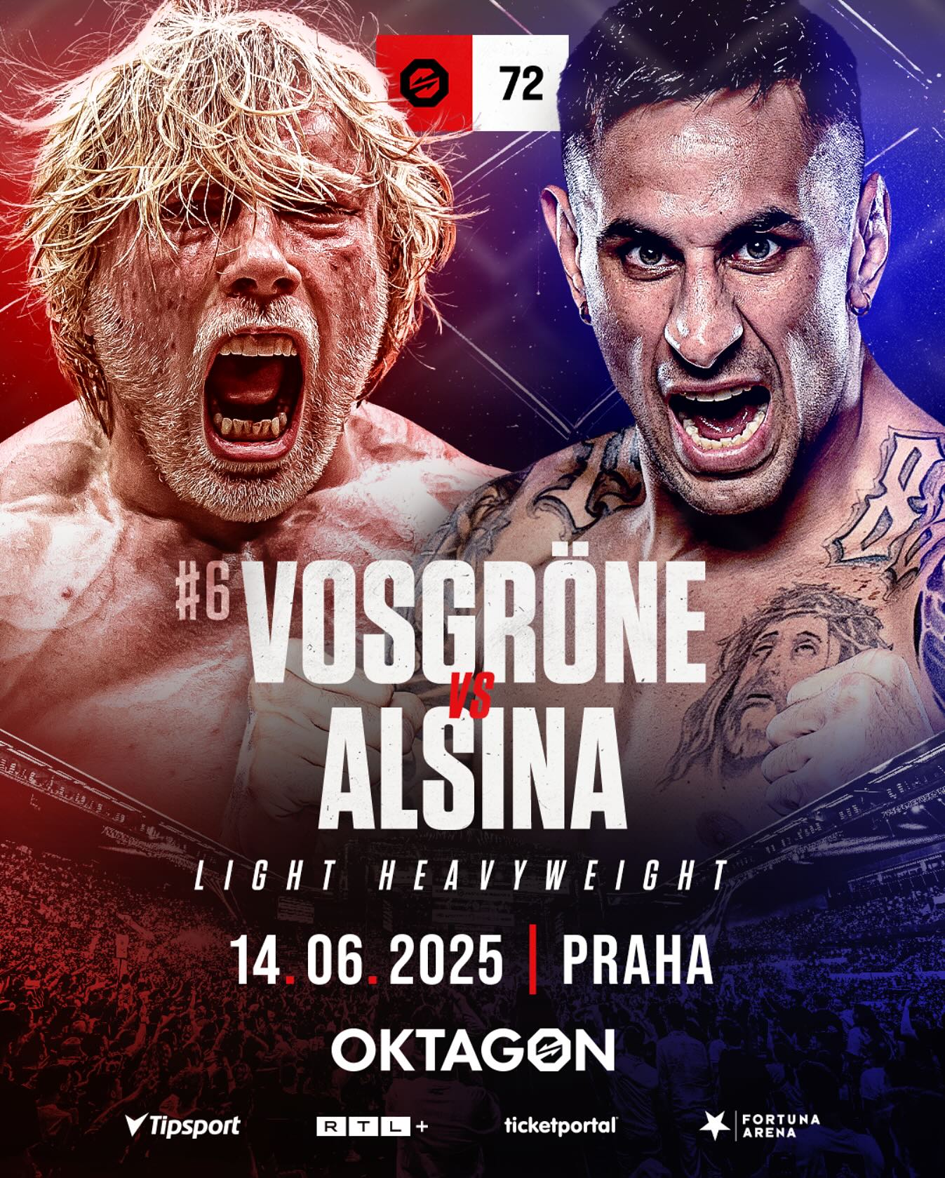 🇩🇪 #6 VOSGRÖNE (4-0) vs. ALSINA (13-4) 🇦🇷 🔥 Ein Star ist geboren. Vosgröne brauchte nur einen Kampf bei OKTAGON, um direkt zur #139 der Weltergewicht-Weltrangliste aufzusteigen, sowie zur #6 bei OKTAGON –