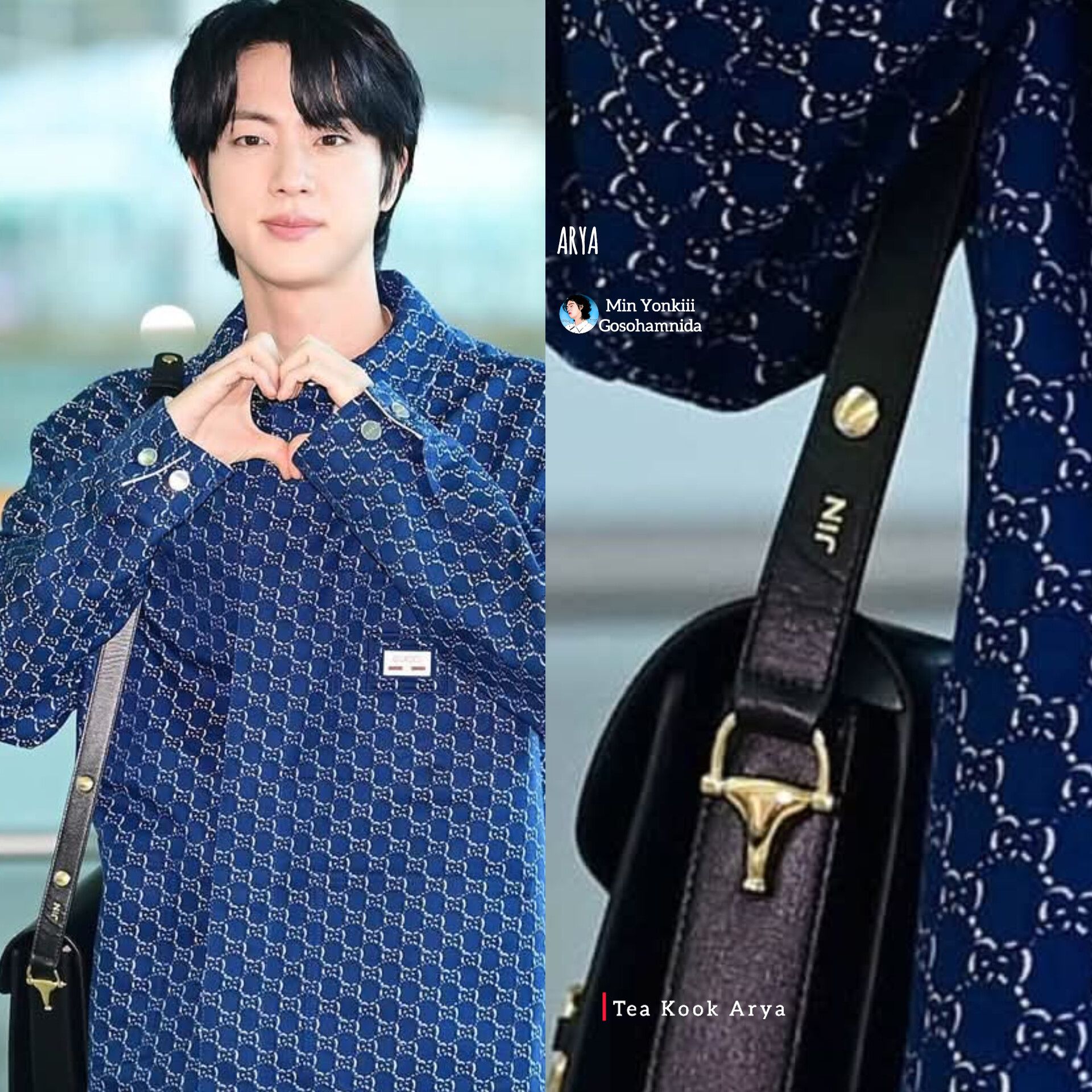 RJ X Wootteo - Official MD Cross Bag Mini Pouch #rj #jin #bts
