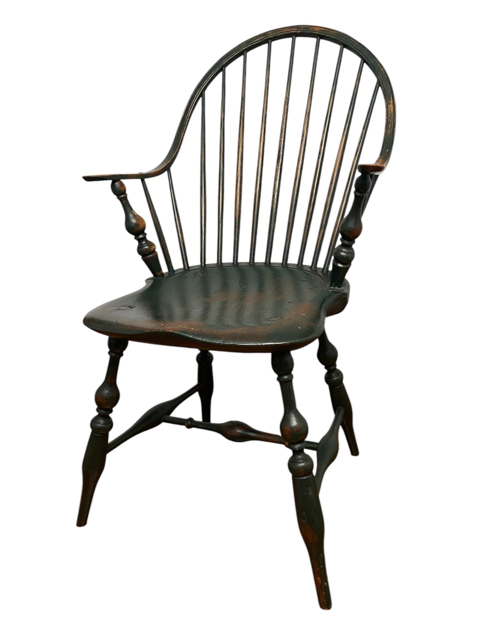 Late 18th century Rhode Island Windsor chair with bulbous turnings