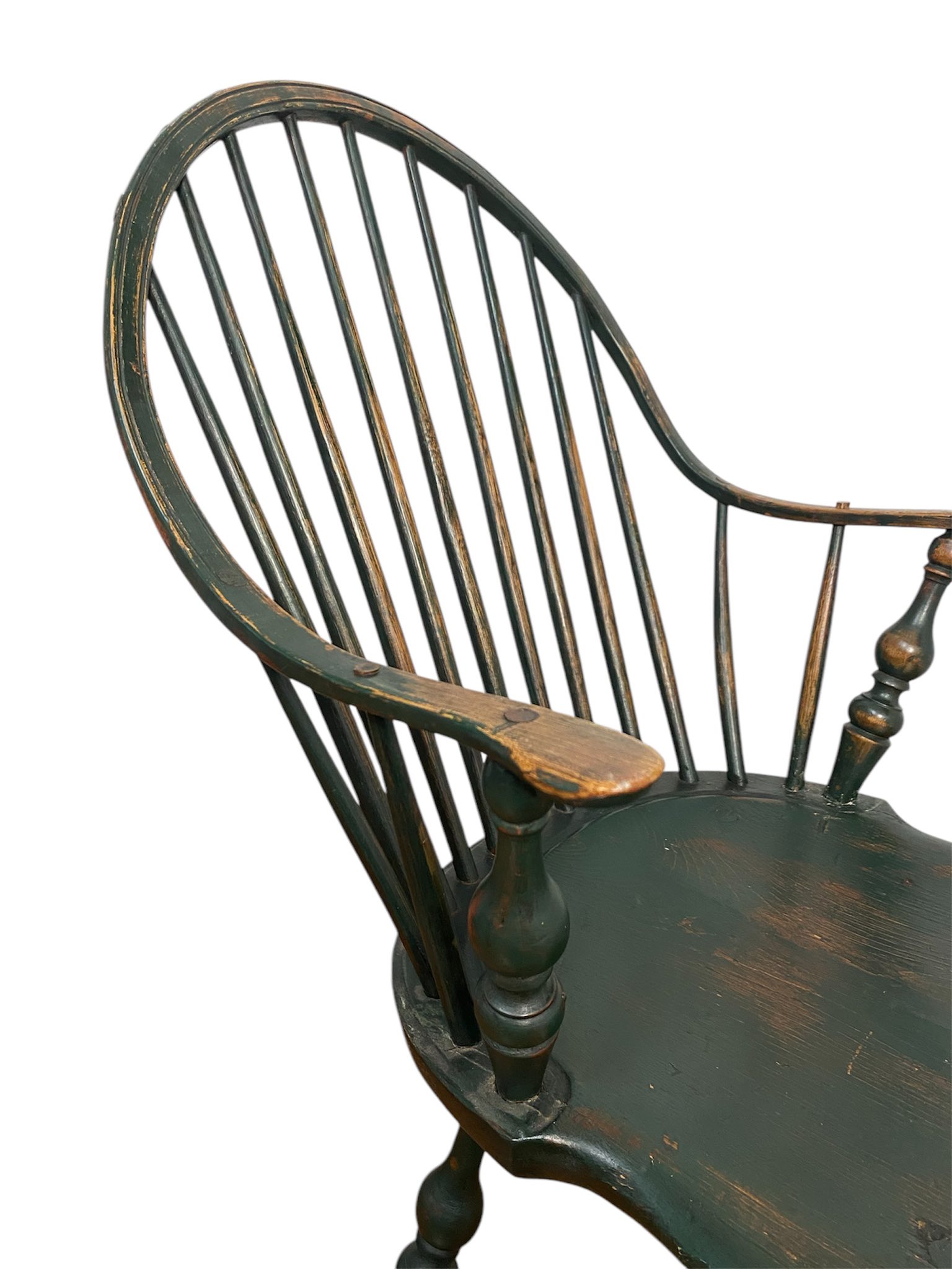 Late 18th century Rhode Island Windsor chair with bulbous turnings