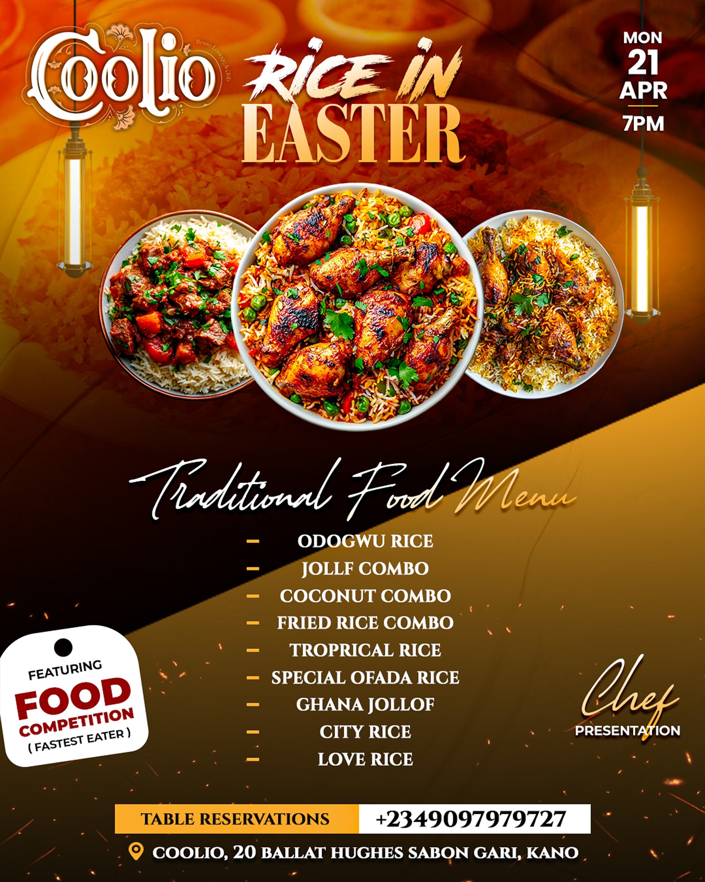 Coolio Resto Lounge Kano | Kano