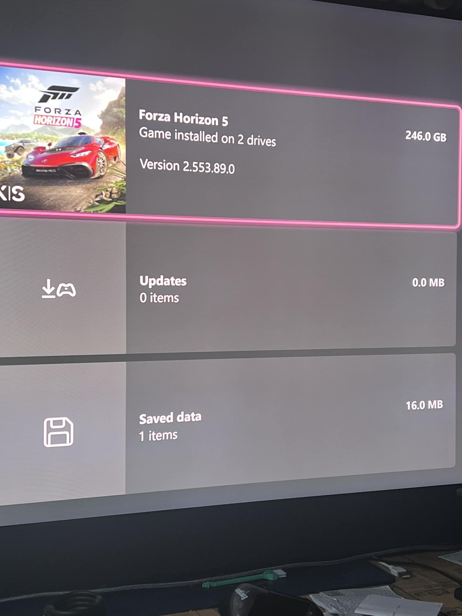 Xbox series x internal memory issues?
