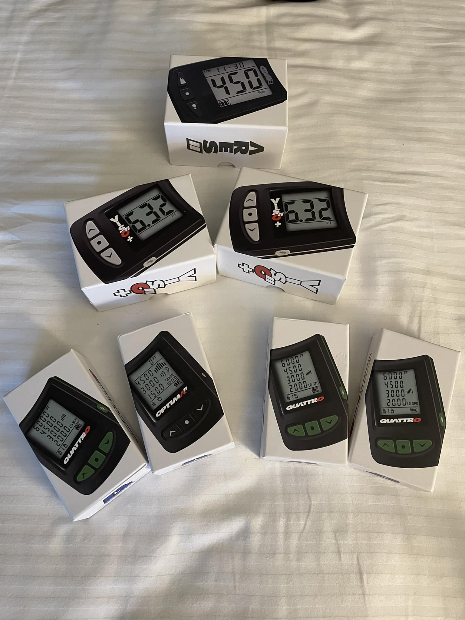L&B altimeter options: Ares II, Protrack II or Quattro