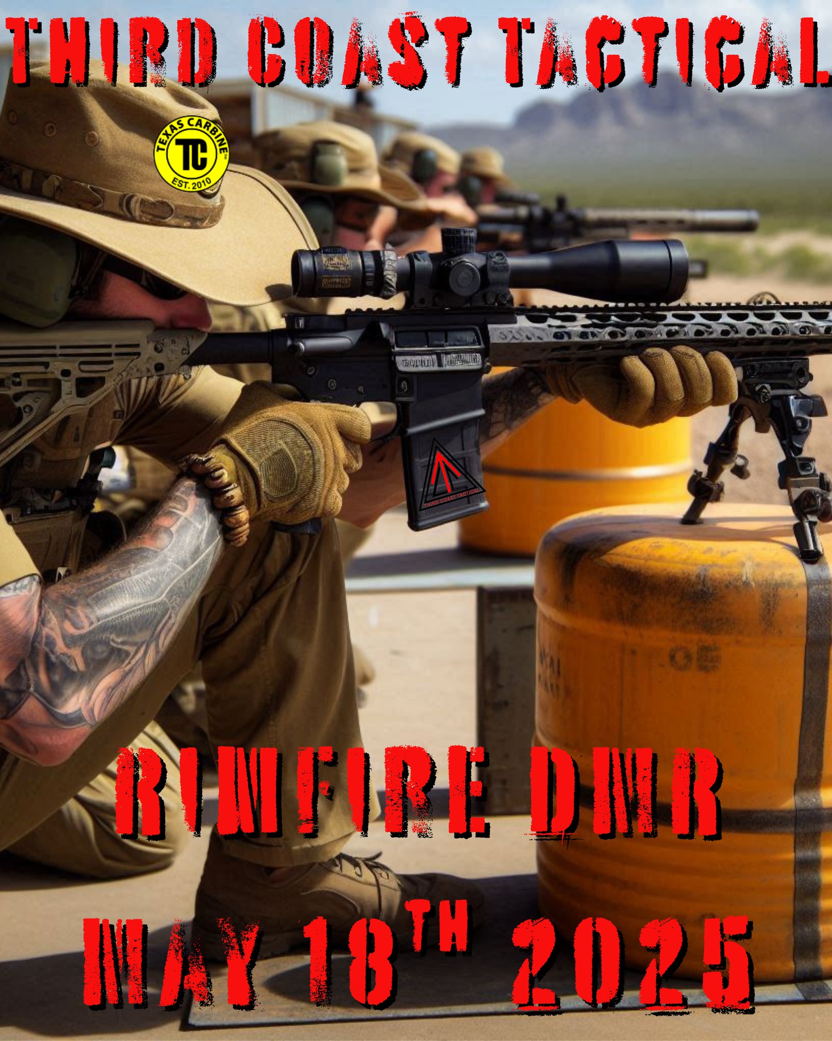 Third - This Rimfire DMR match is in collaboration with Texas Carbine ...