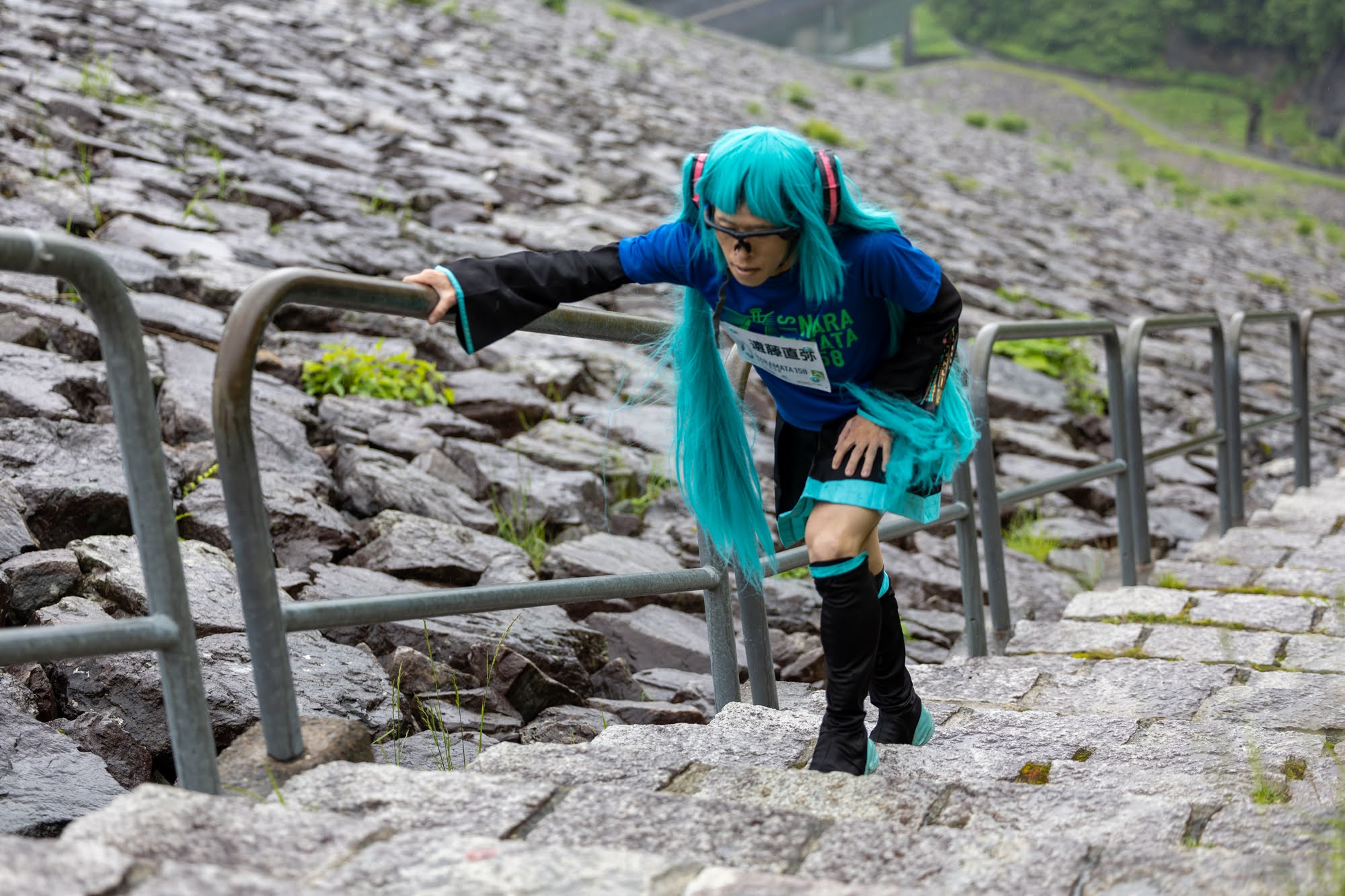 ダム階段登り（Dam Stairclimbing Race）