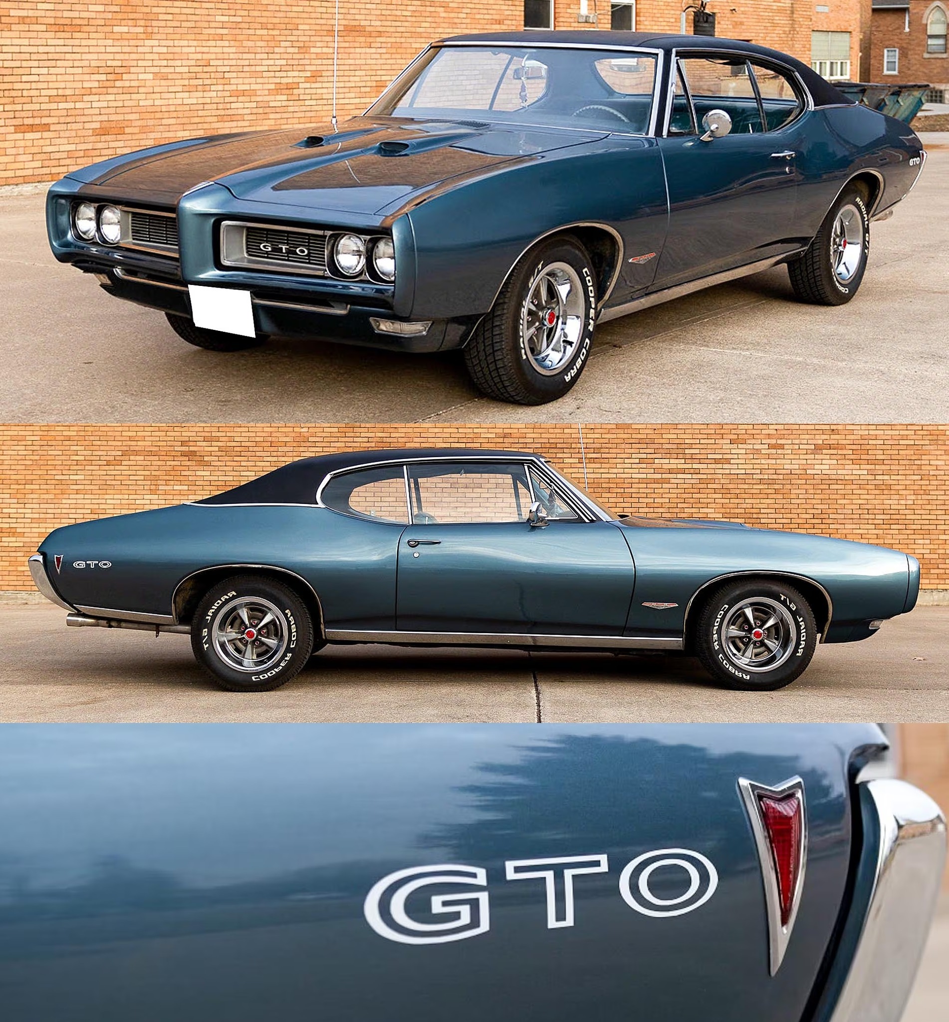 💙1968 Pontiac GTO - A true icon of the muscle car era The 1968
