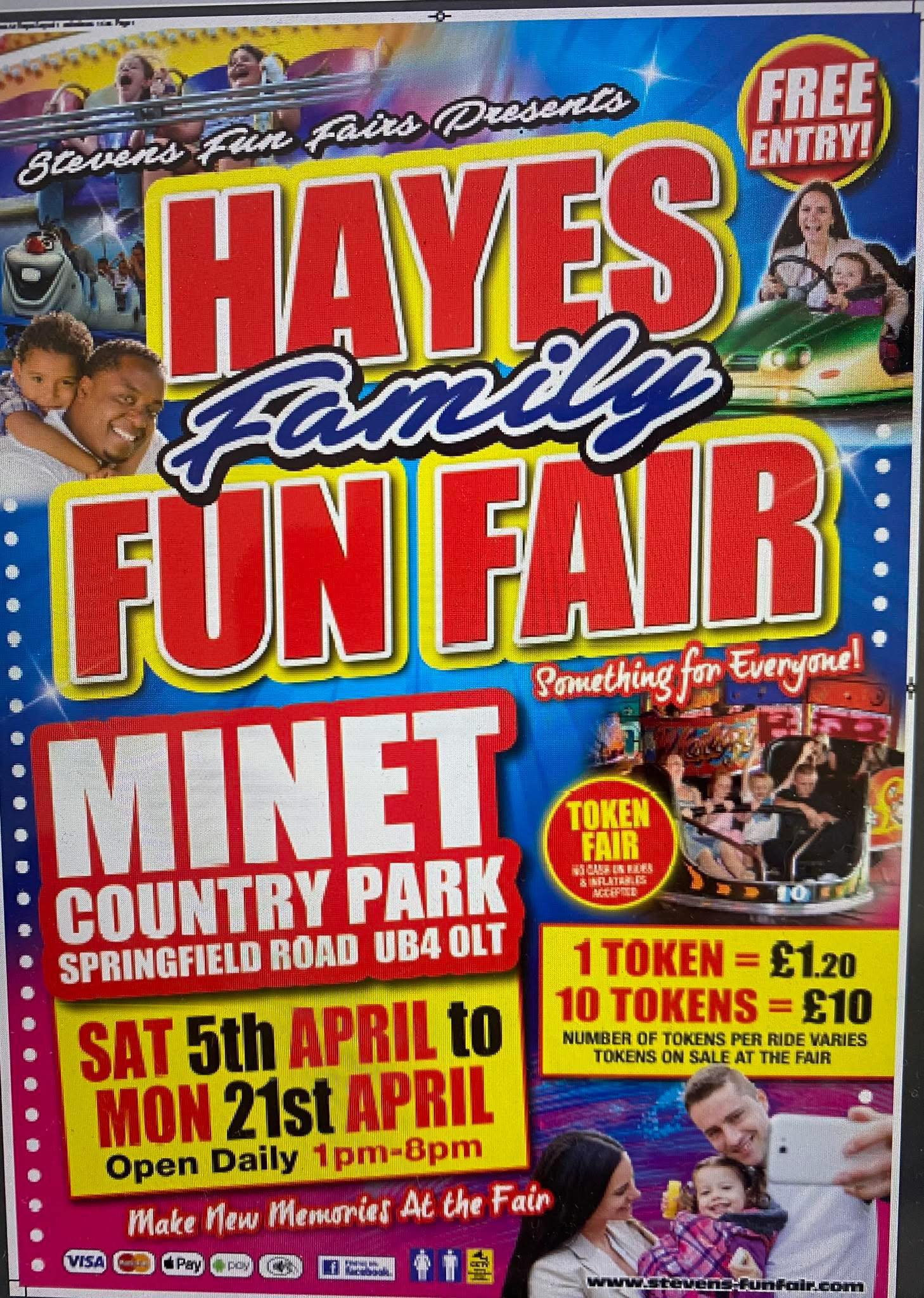 Stevens - OPEN FROM 1pm - 8pm HAYES MINET COUNTRY PARK SPRINGFIELD ROAD ...