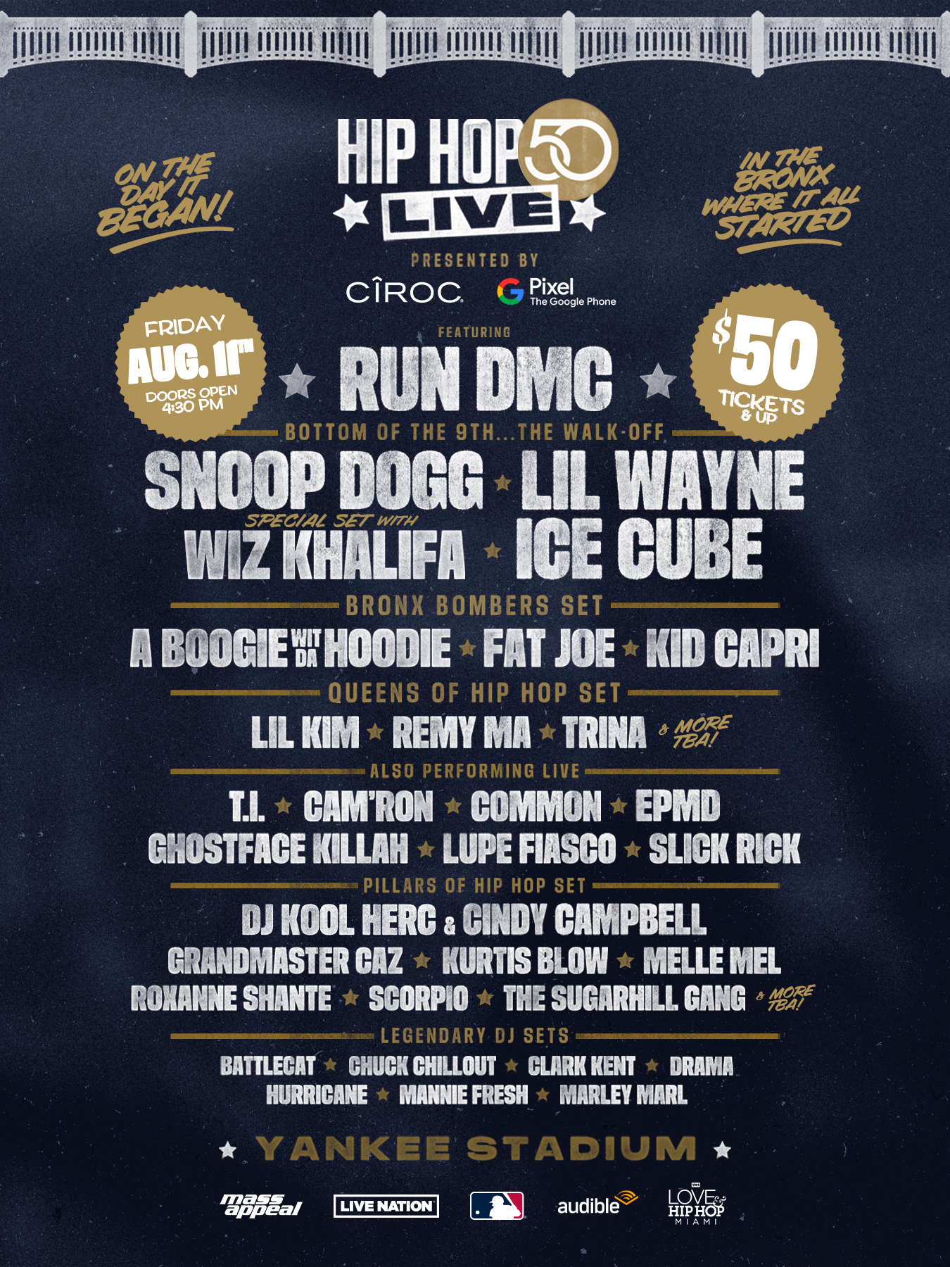 it's go time! 🚨🍷 Hip Hop legend Kool G Rap is hitting the stage