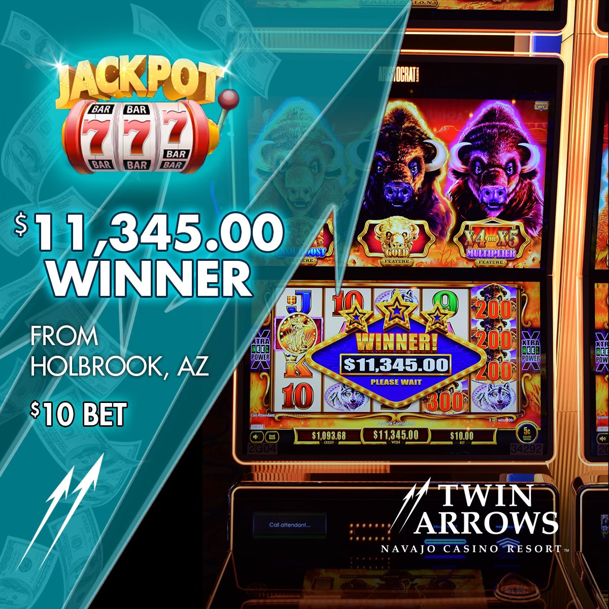 Winner, winner! Congratulations to our jackpot winner from
