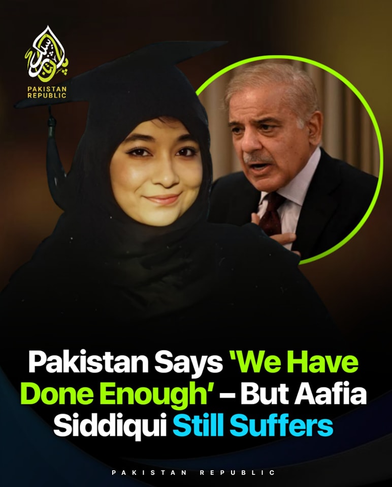 Pakistan Republic - Dr. Aafia Siddiqui has been imprisoned for over 20 ...