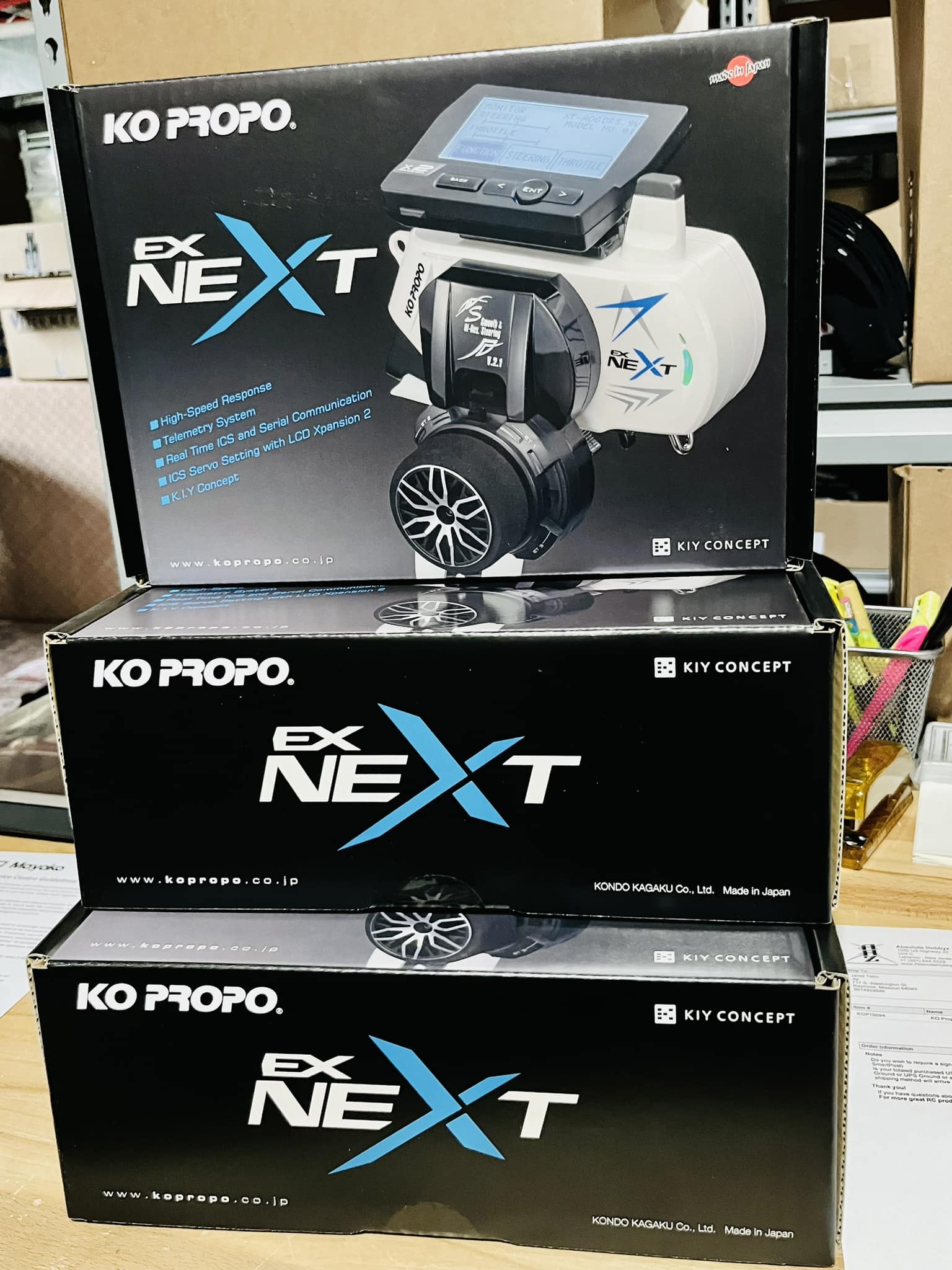 The complete range of new KO Propo EX-Next Basic radios is now