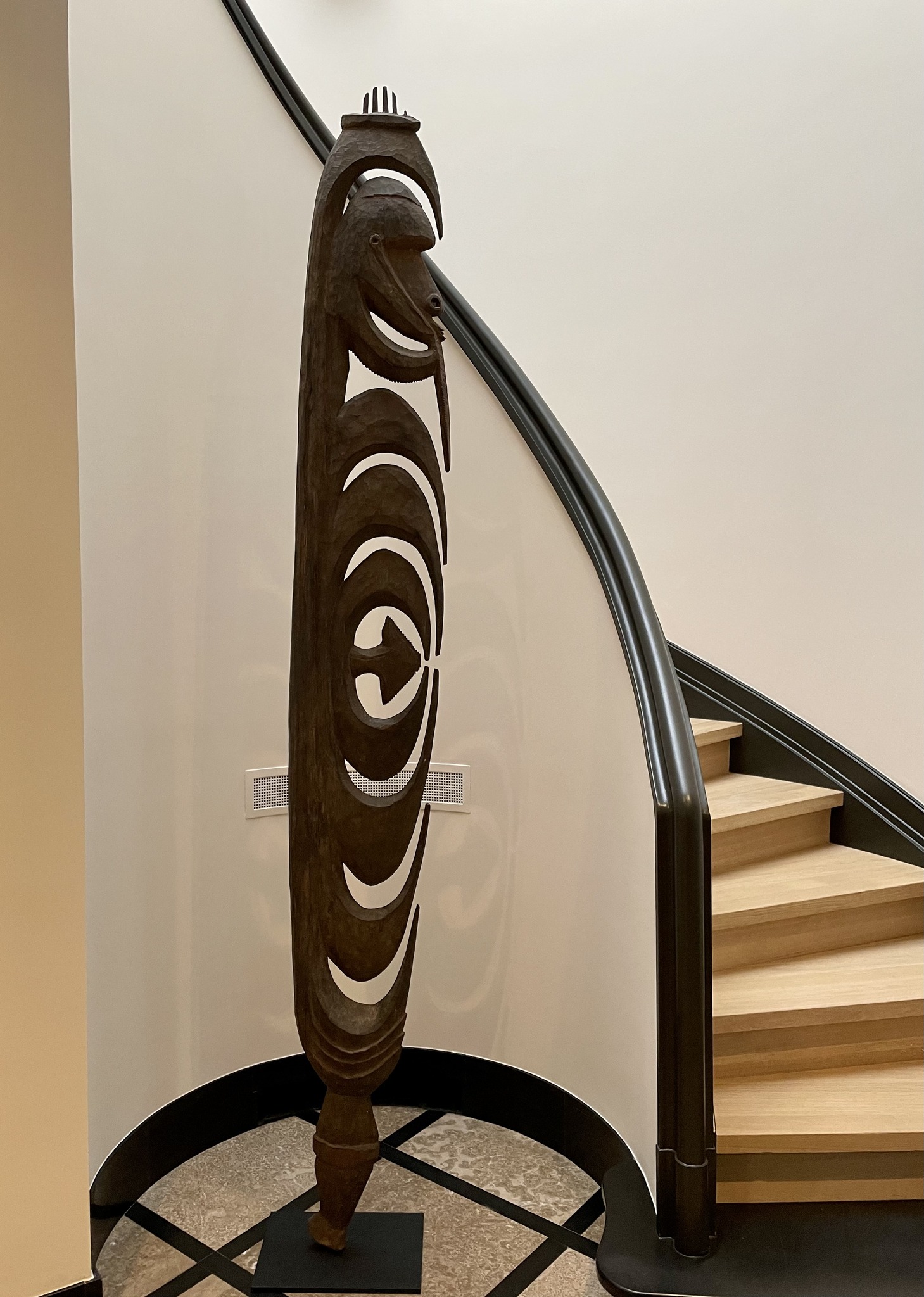Early 20th century Korewori River hook figure