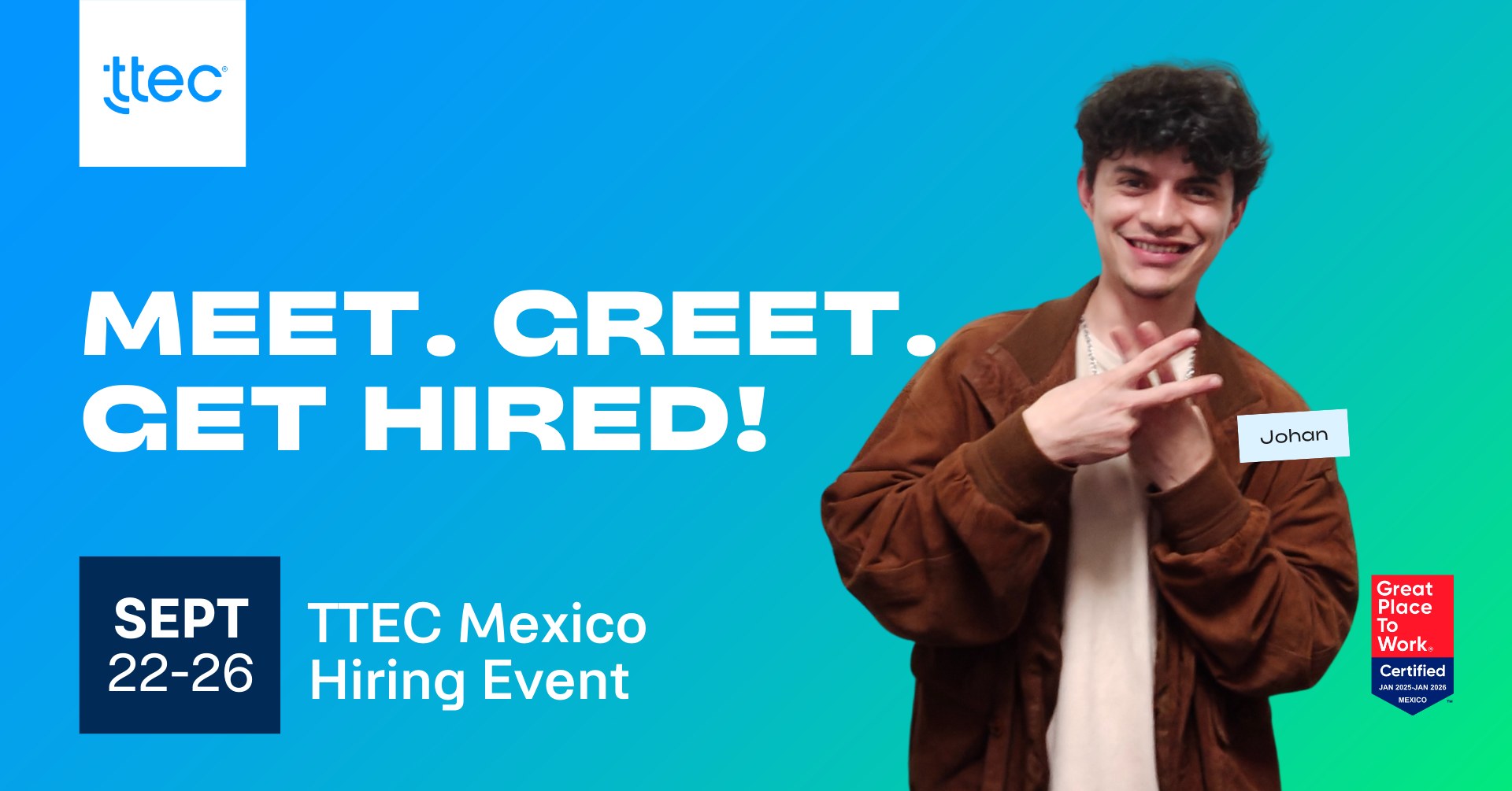 TTEC Mexico City (Republica) Walk-In Recruitment Drive