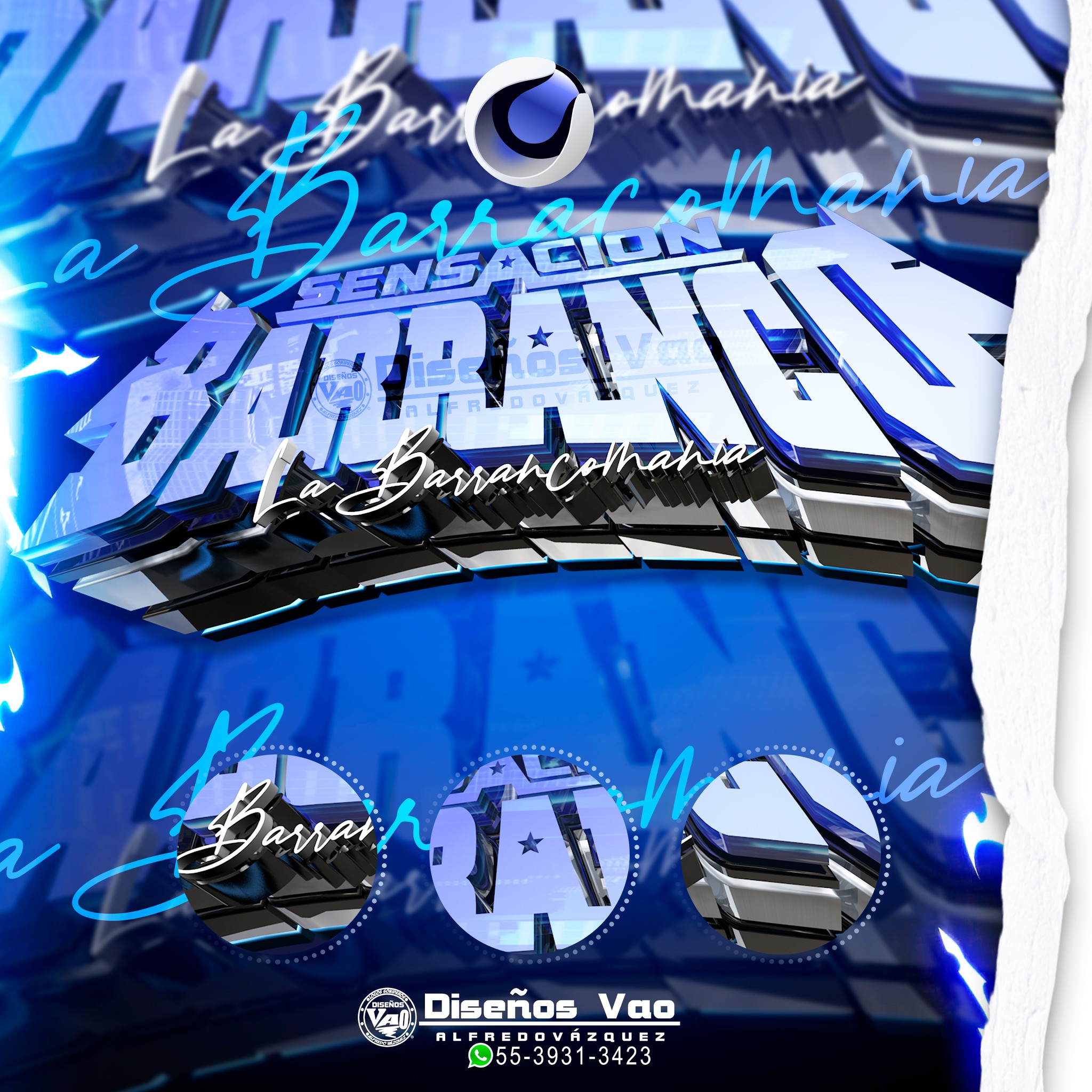 🔵⚪️🔵SOLICITA TUS DISEÑOS🔵⚪️🔵... - Logos Sonideros Diseños Vao | Facebook