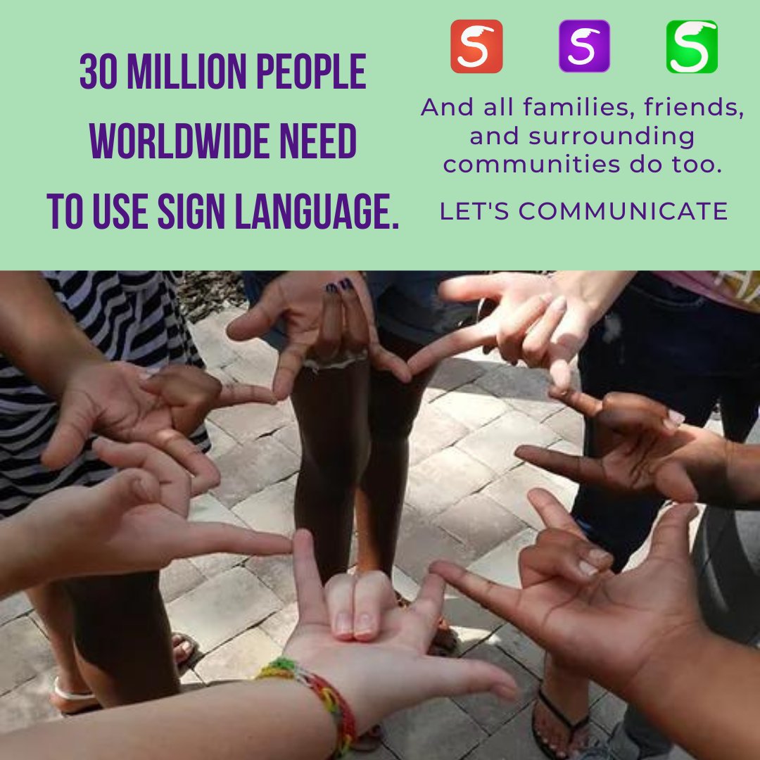 GraceSigns - 30 million people worldwide NEED to use sign language ...