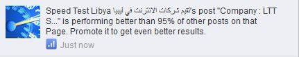 Speed Test Libya تقيم شركات الانترنت في ليبيا